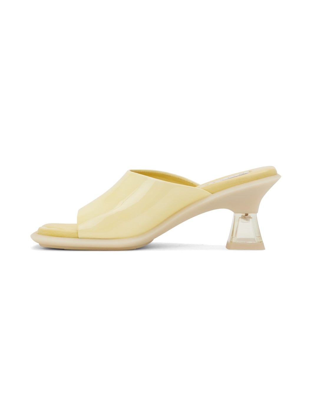 Yellow Synthia Heeled Sandals - 3