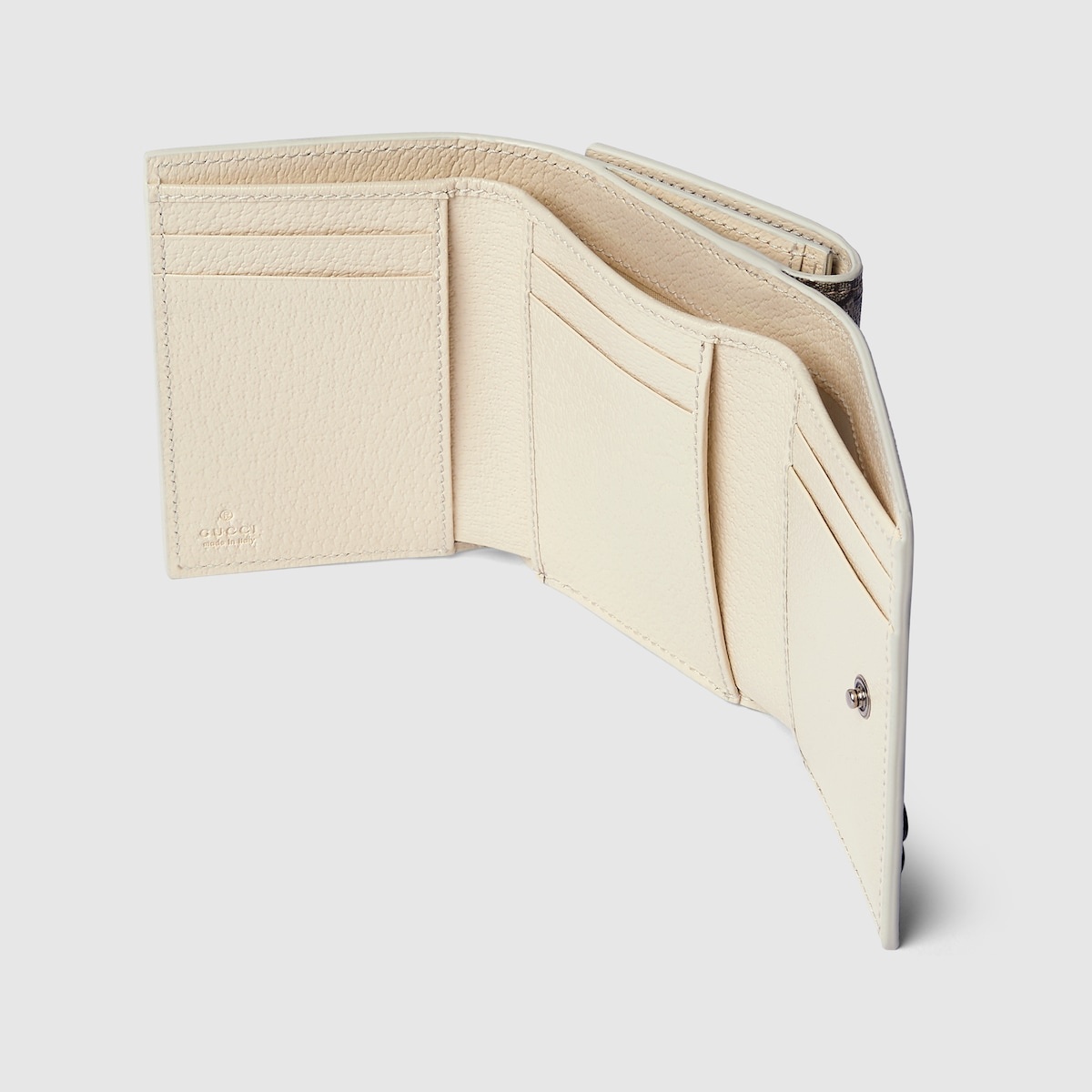 GG tri-fold wallet with GG detail - 4