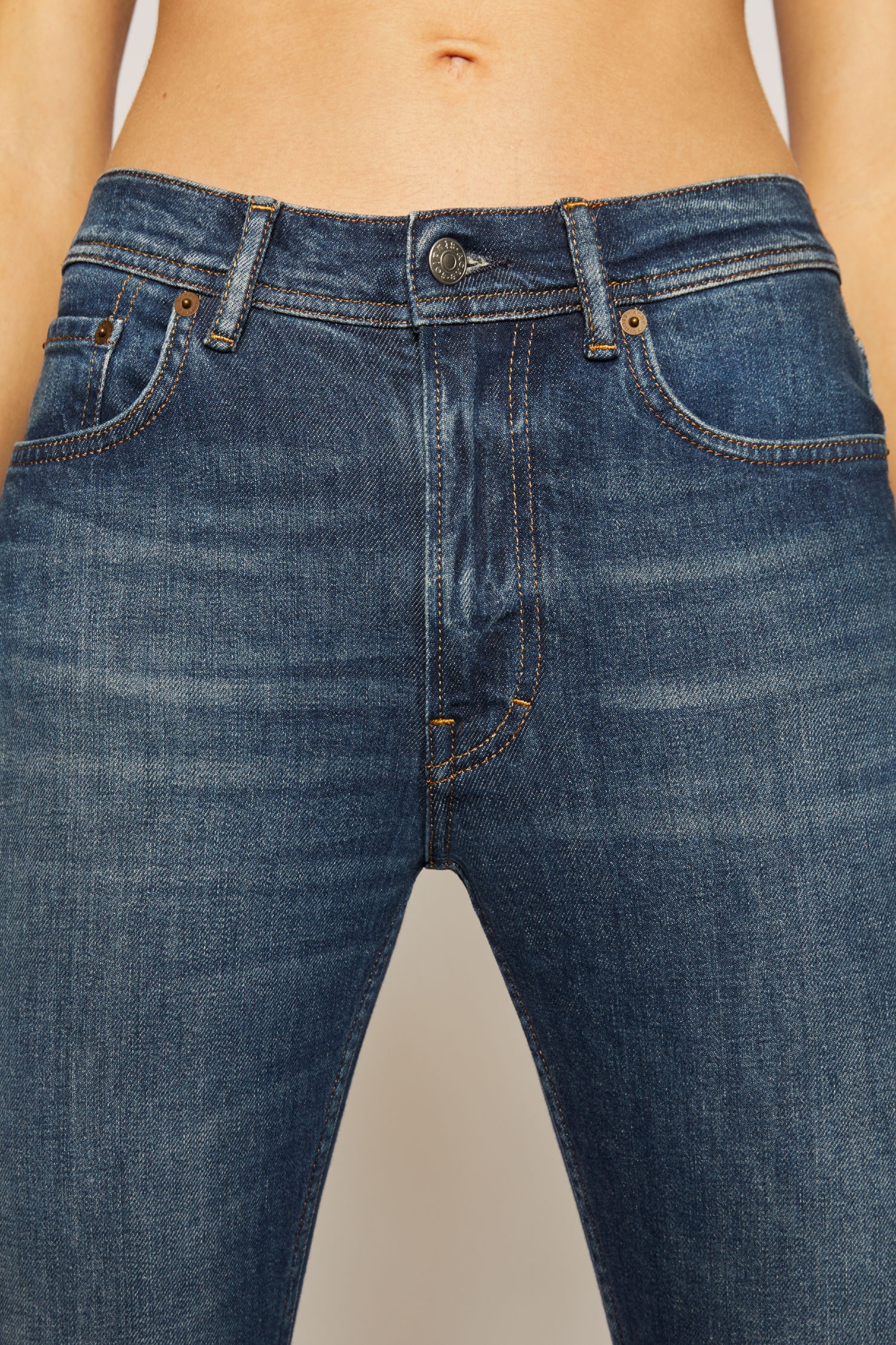 Slim tapered fit jeans dark blue - 4