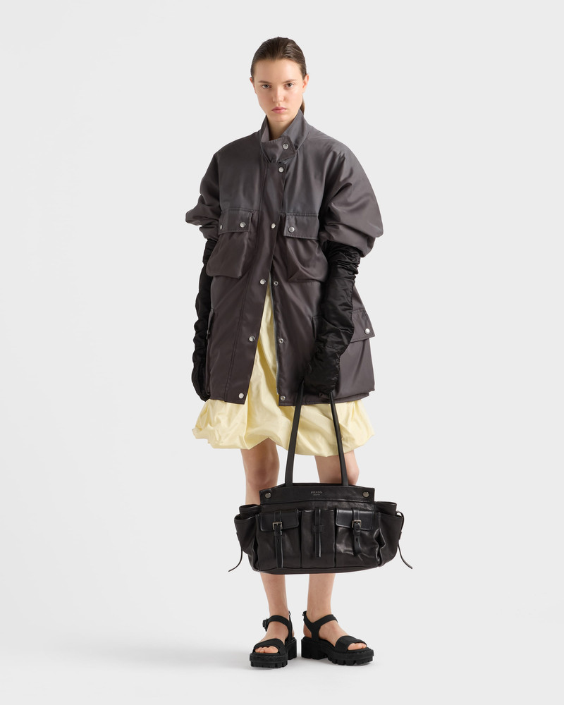 Prada Prada Route large leather tote bag outlook