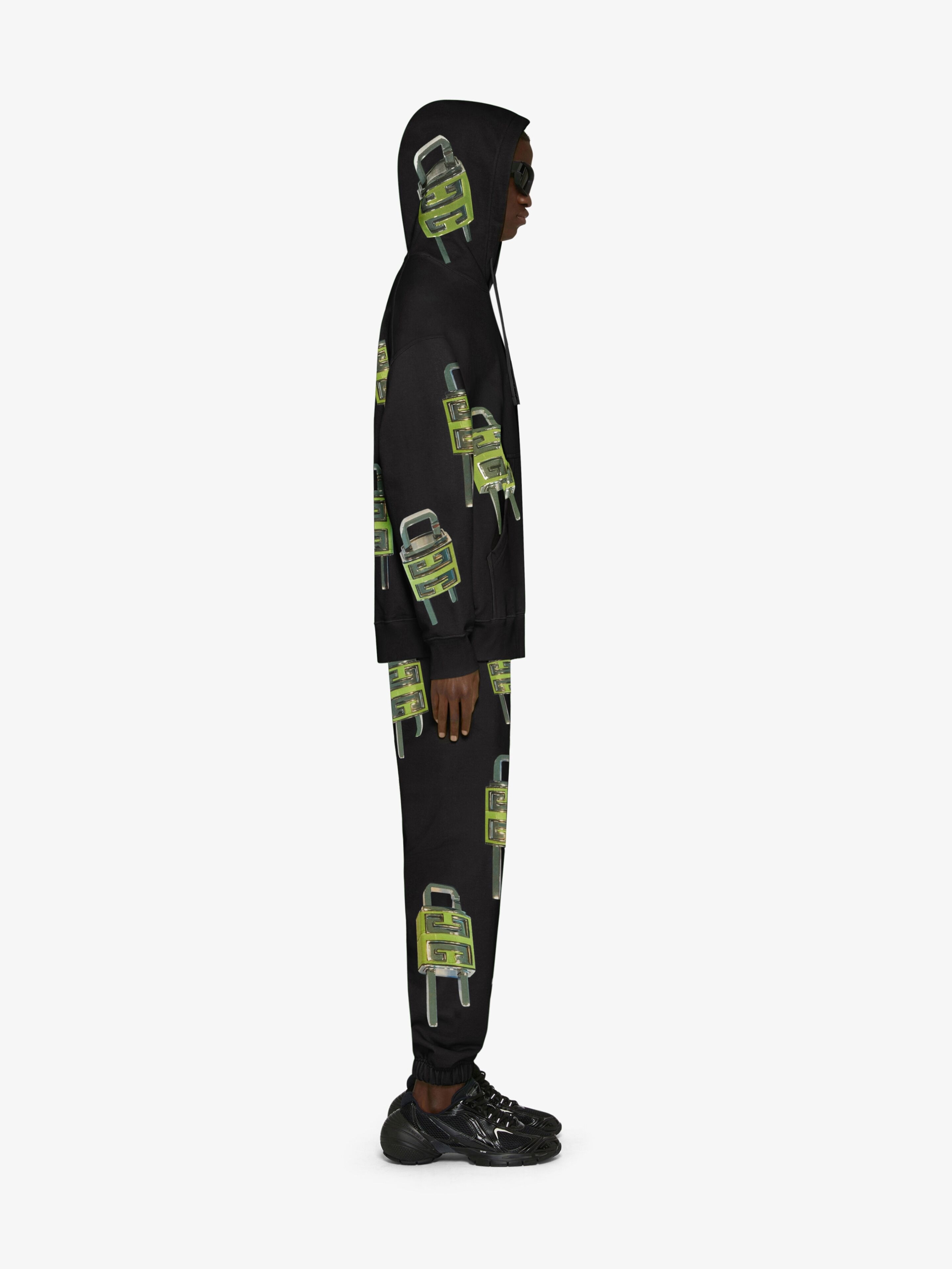 4G LOCK CARGO JOGGER PANTS IN FELPA - 3
