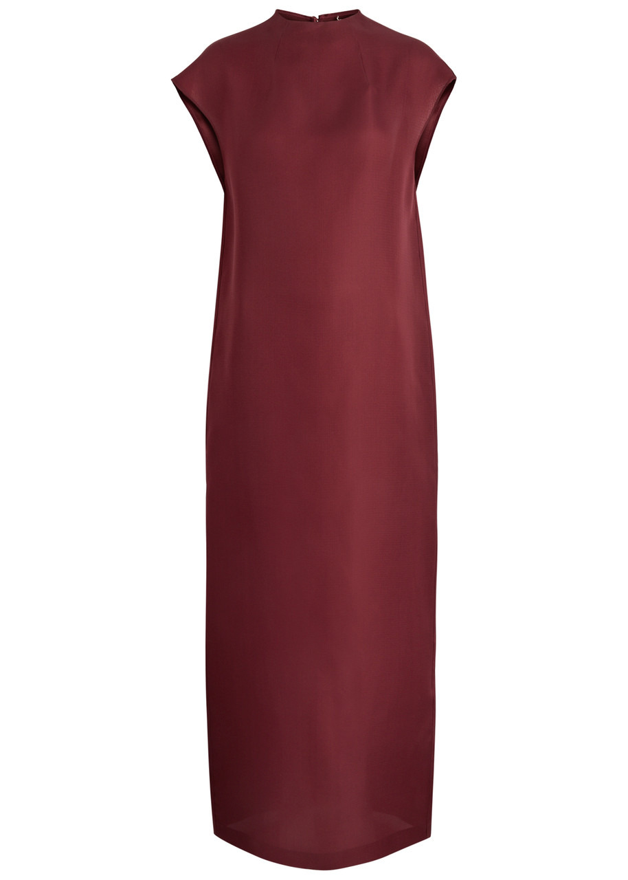 Khaite Lohan Semi-sheer Silk Maxi Dress - 1