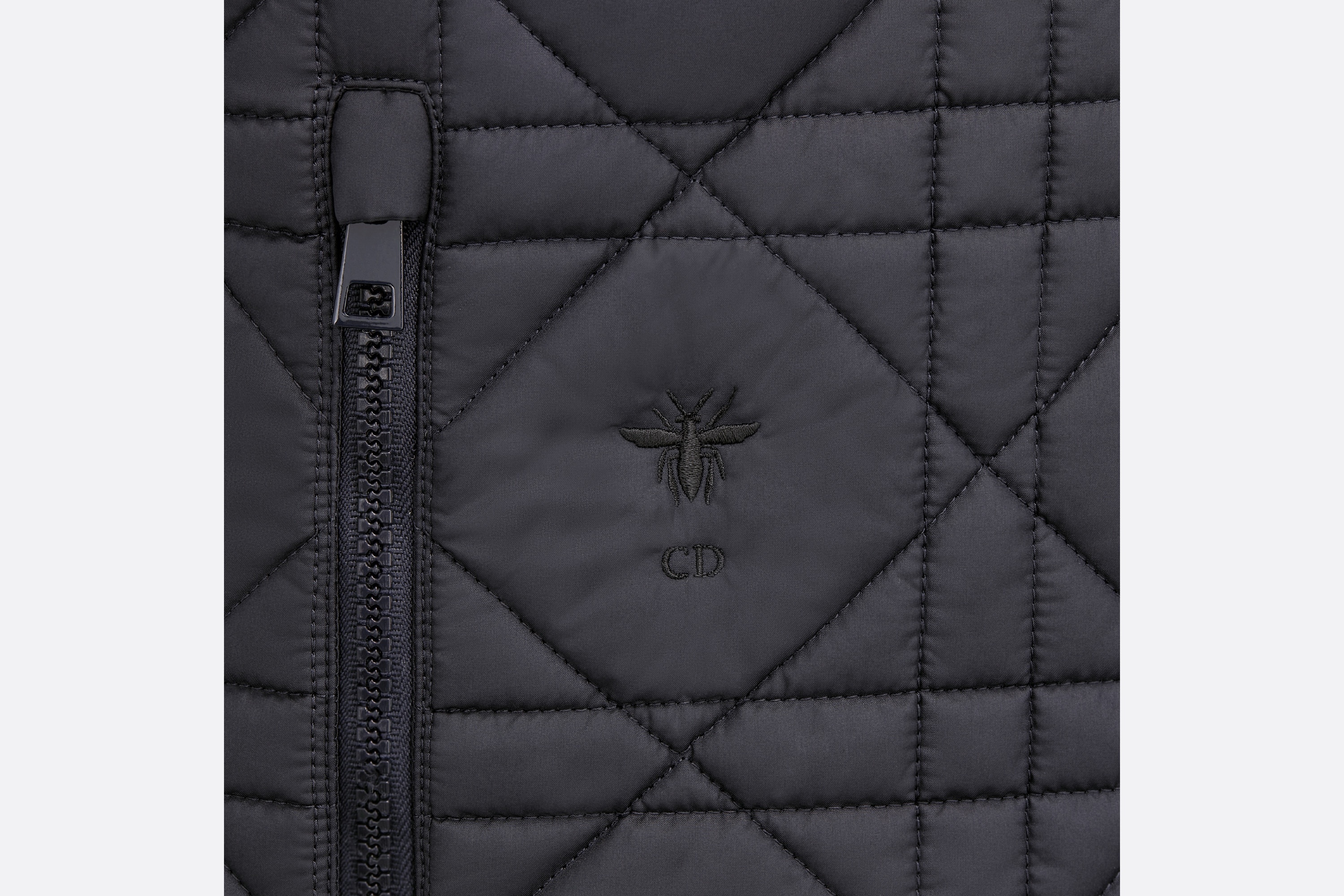 Macrocannage Reversible Sleeveless Vest - 6