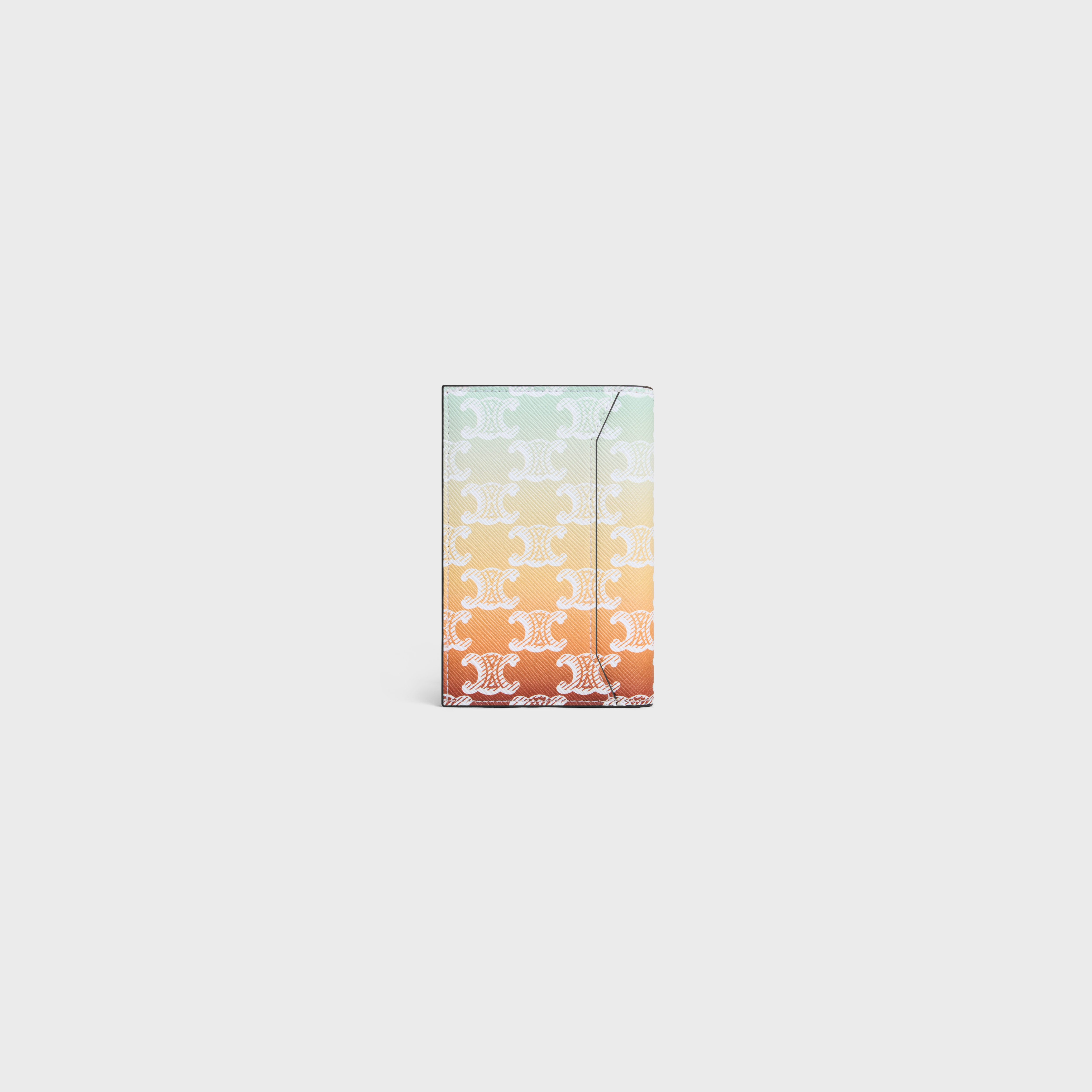 VERTICAL CARD HOLDER in TRIOMPHE CANVAS SUNSET - 3