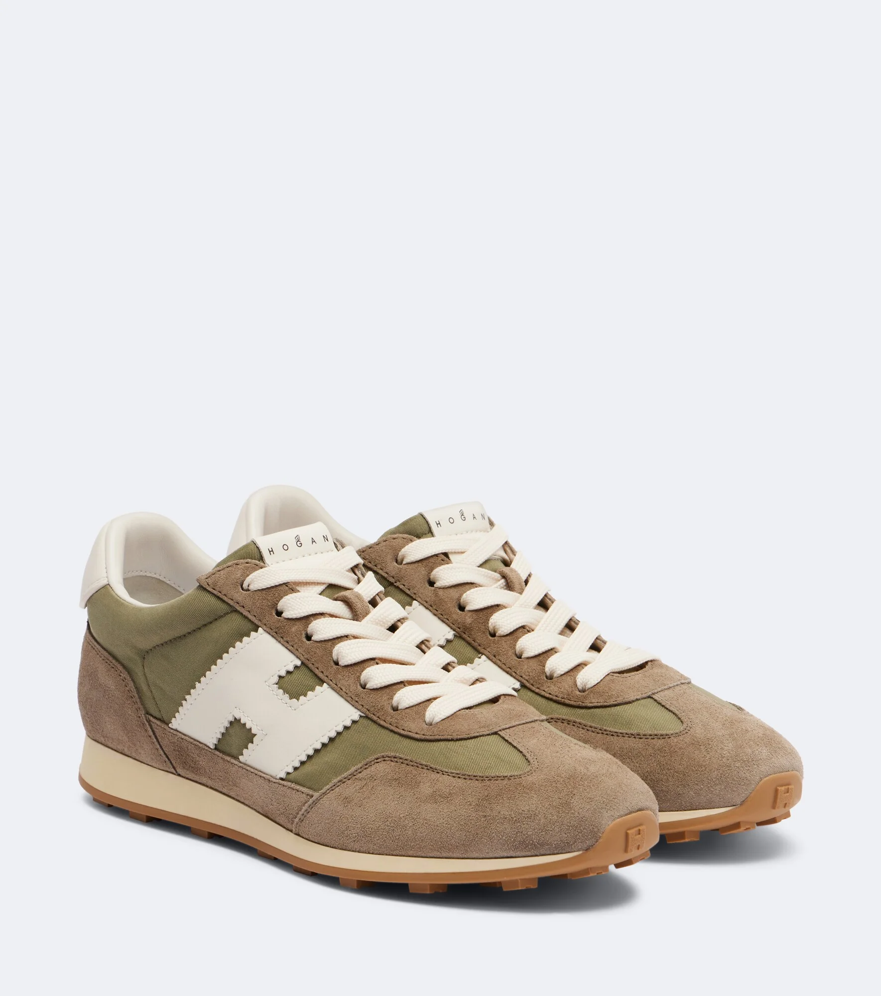 Athletic suede sneakers - 1