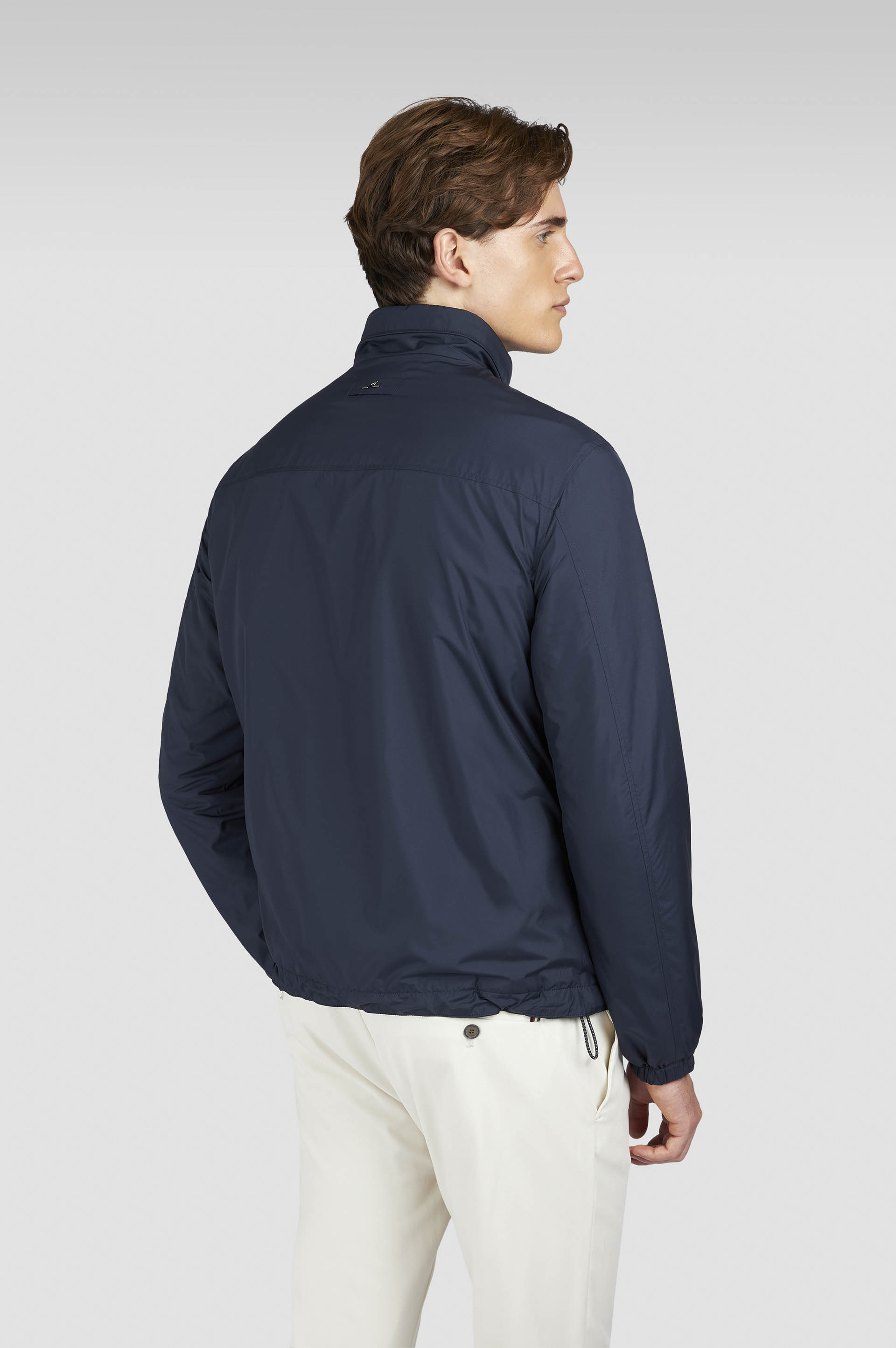 REVERSIBLE BLOUSON IN WOOL, SILK, AND MICROFIBER - 3