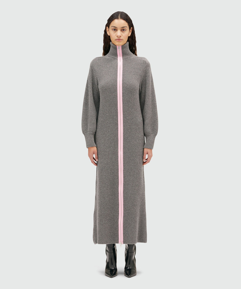 MSGM Ribbed knit long dress outlook