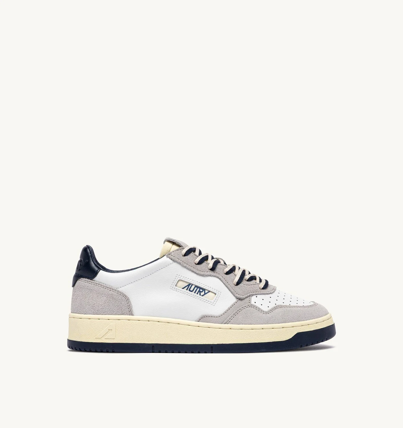 MEDALIST LOW SNEAKERS IN VAPOR AND SPACE SUEDE AND LEATHER - 1