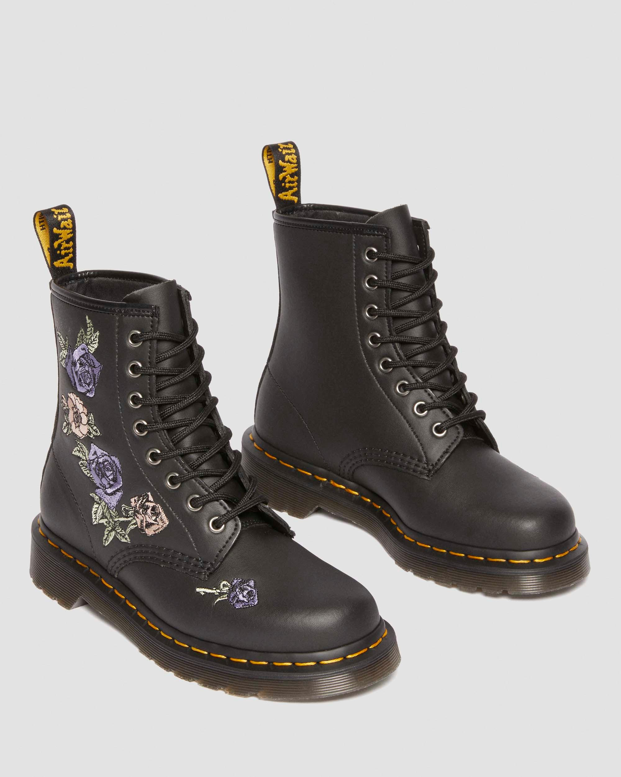 1460 Vonda Floral Reclaimed Leather Boots - 8