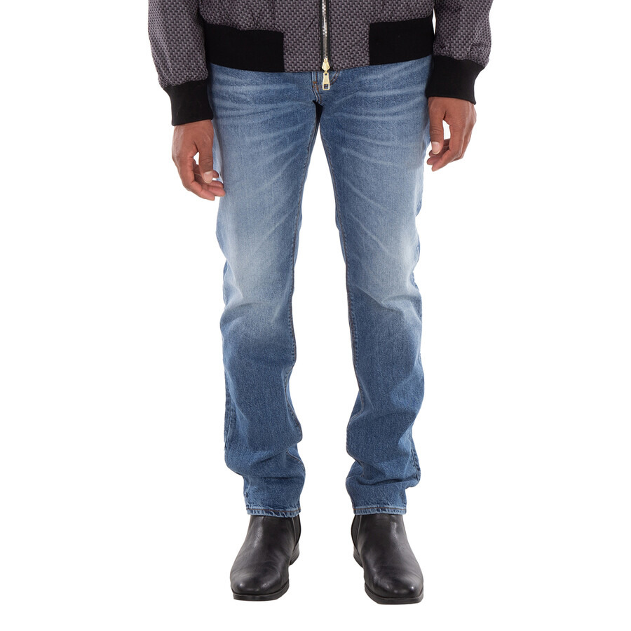 Emporio Armani Veining J06 Slim-Fit Denim Jeans - 3