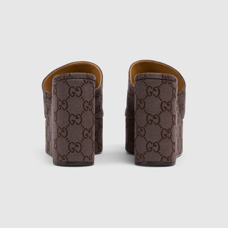 GUCCI Women's wedge sandal with Horsebit outlook