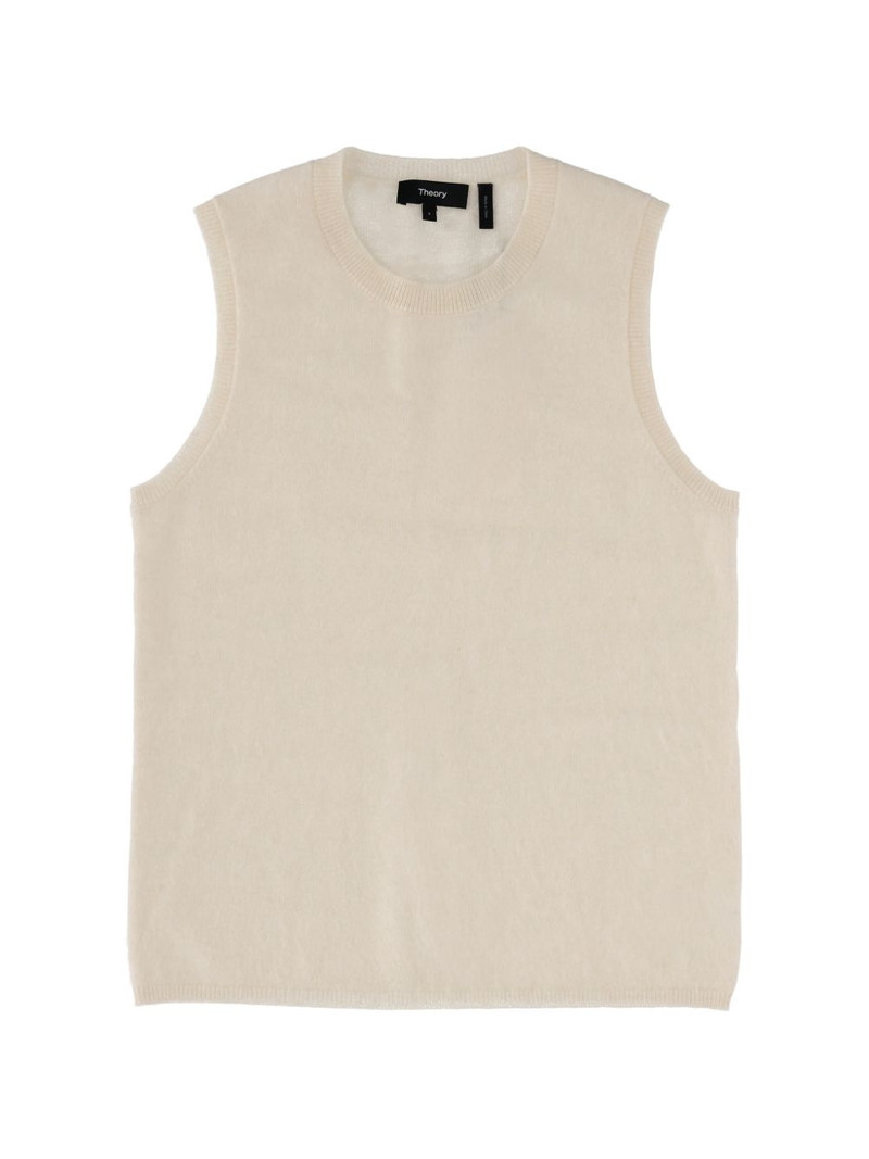 sleeveless knitted top 1