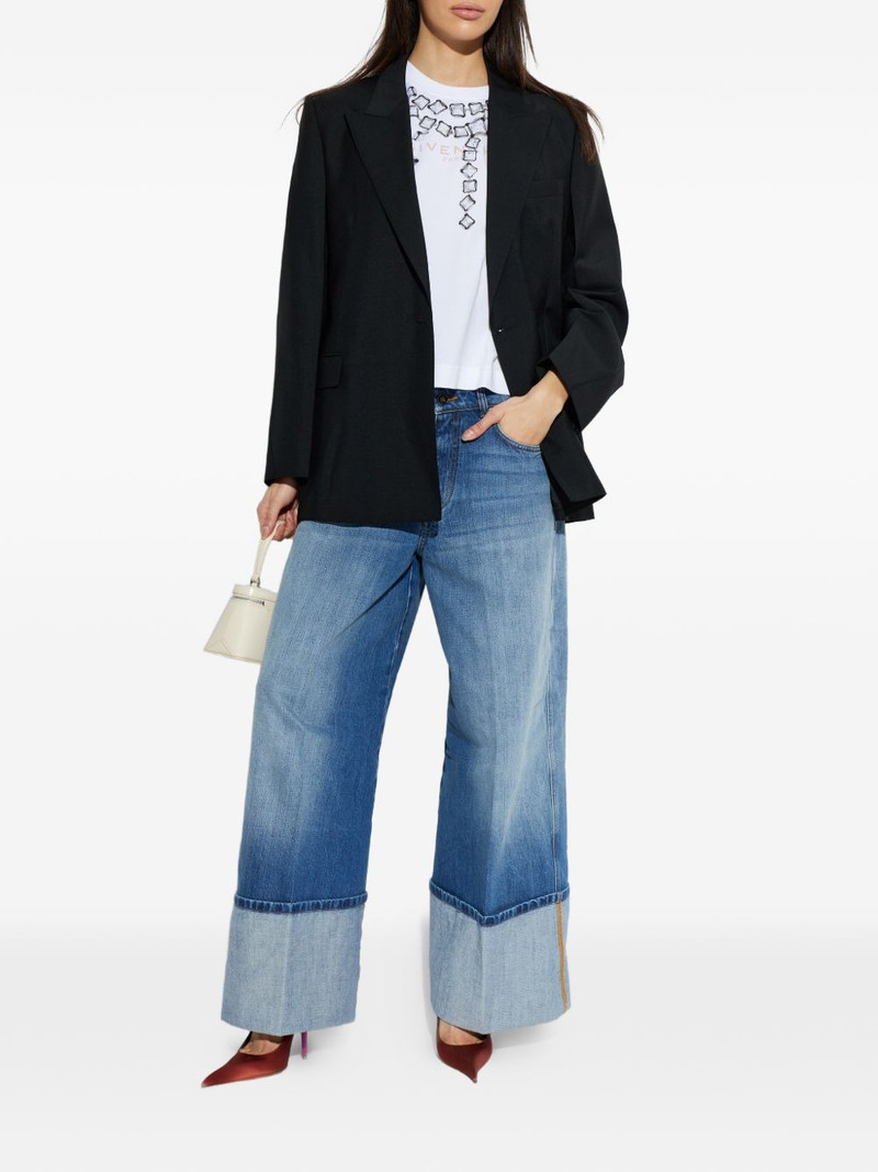 Givenchy Deconstructed Crystals-print T-shirt outlook