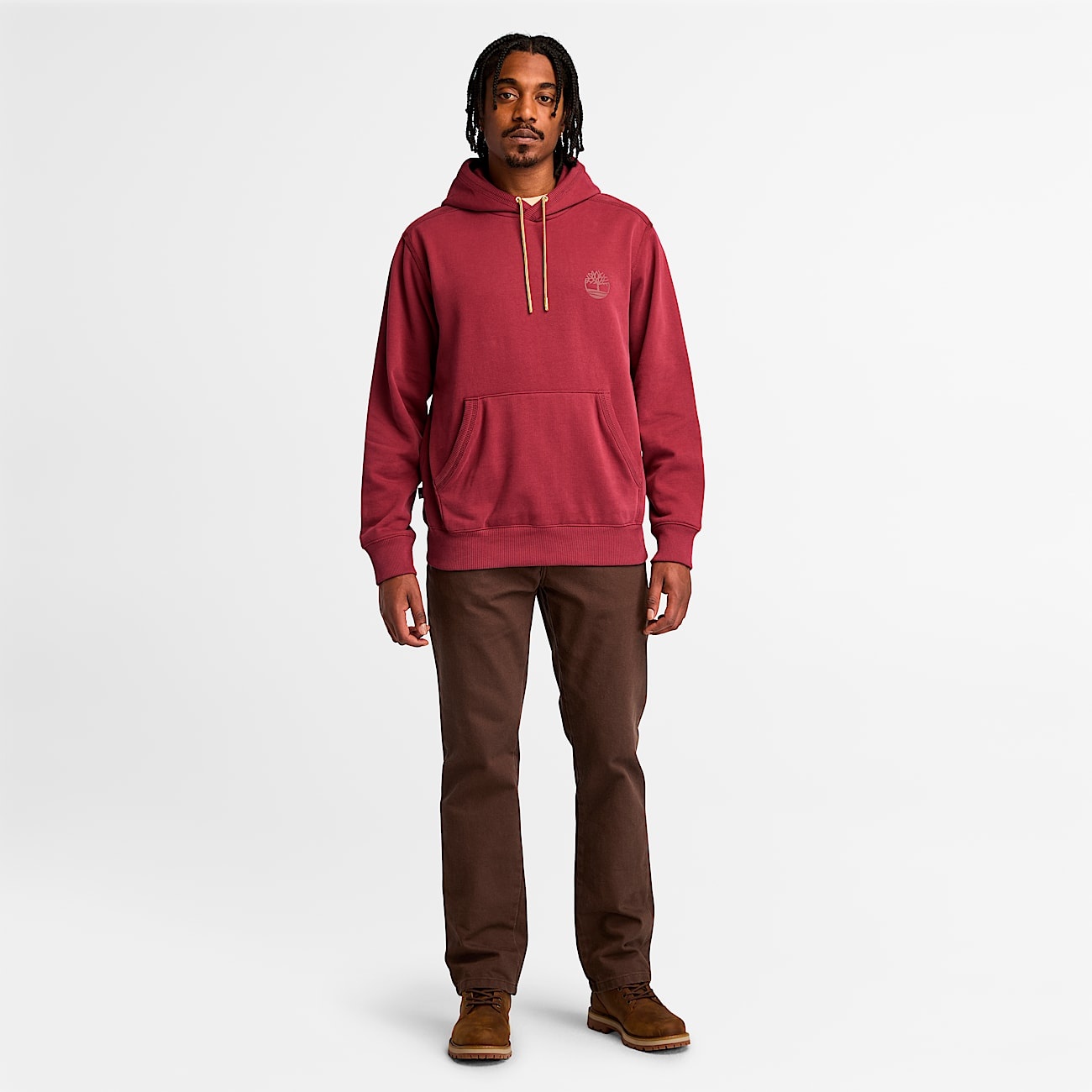 Men's Contrast Stitch Logo Hoodie - 3