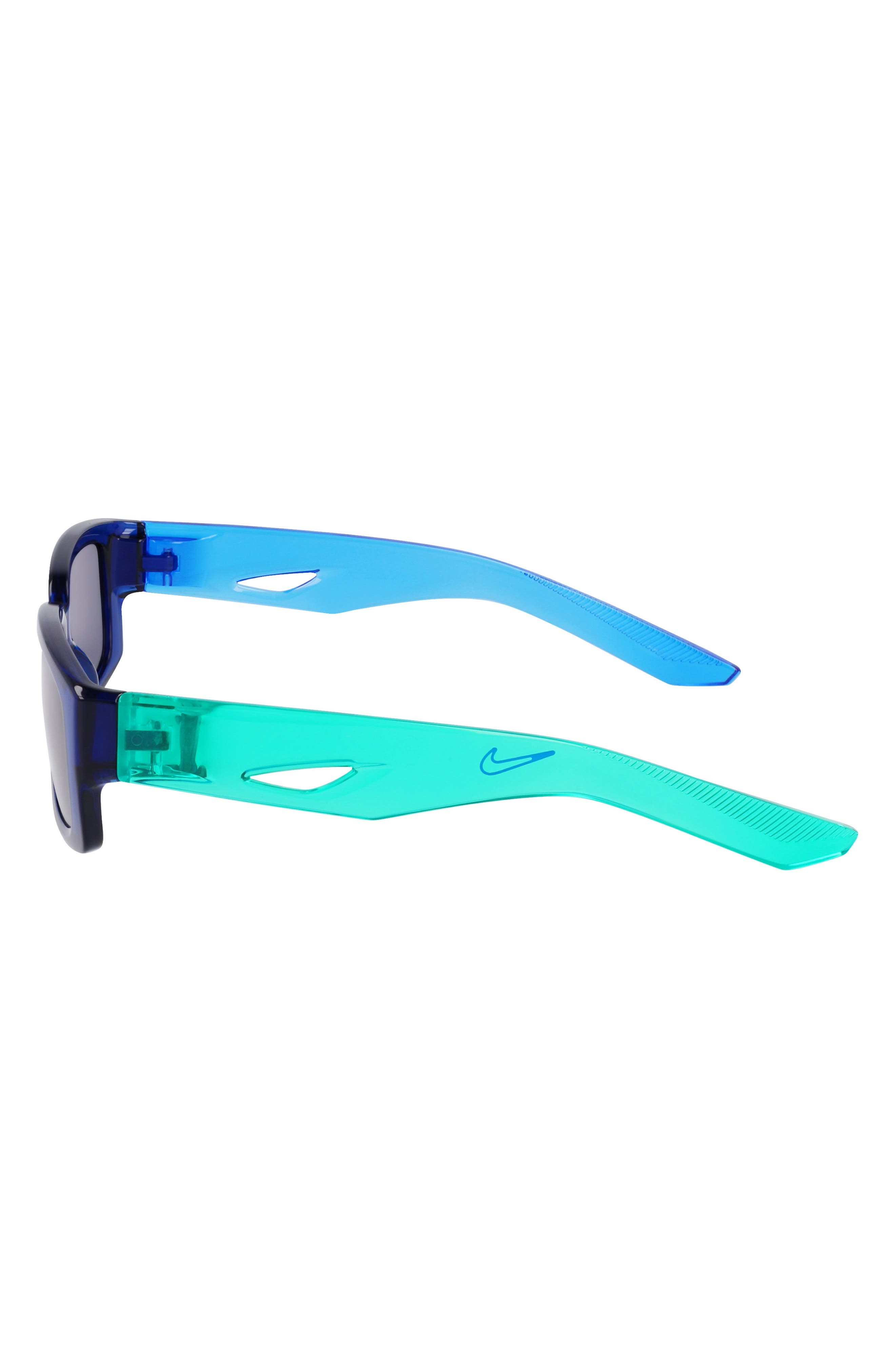 Nike Variant I 56mm Rectangle Sunglasses in Midnight Navy /Navy at Nordstrom - 4