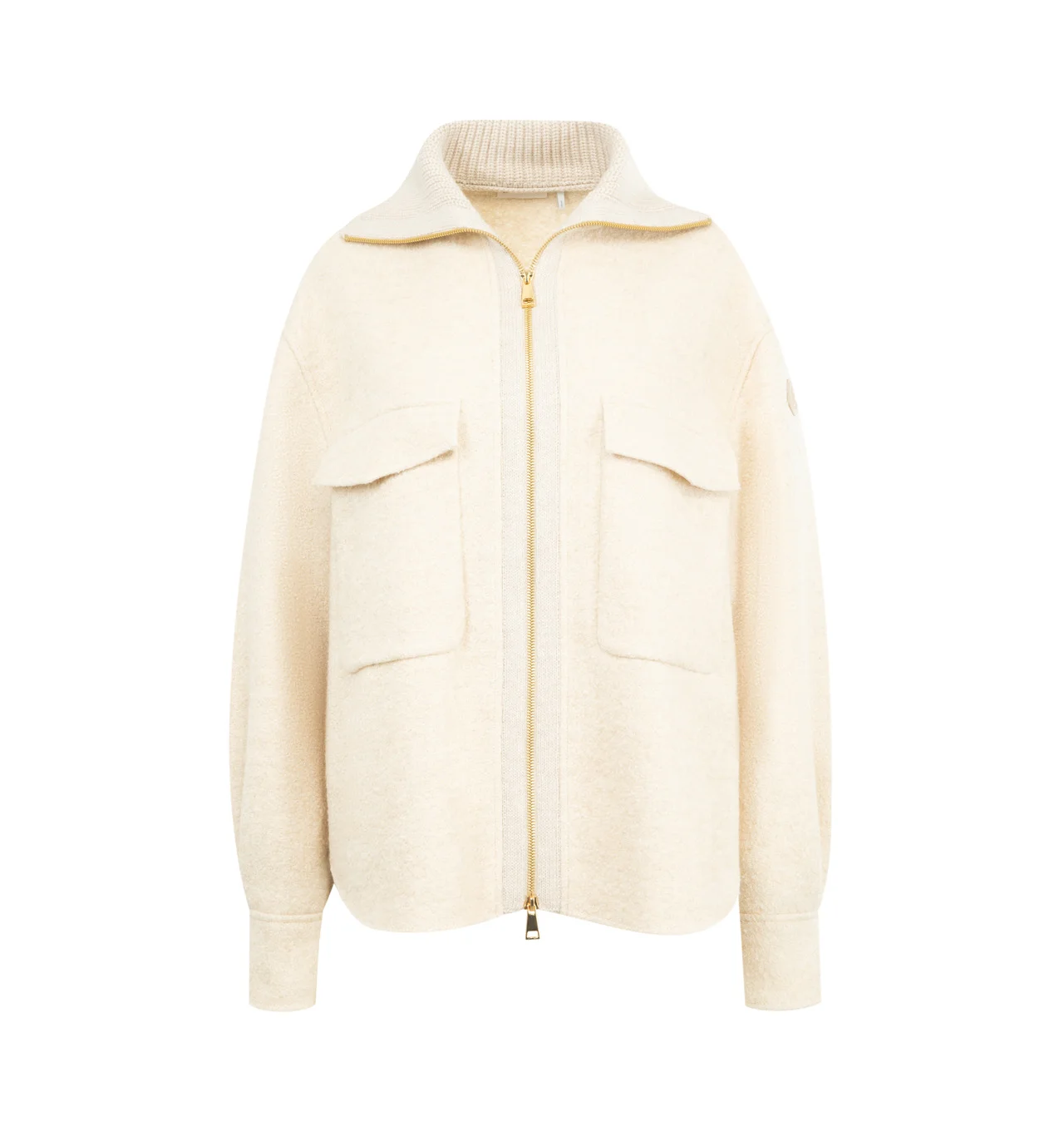 BOUCLE ZIP UP SHIRT - 1