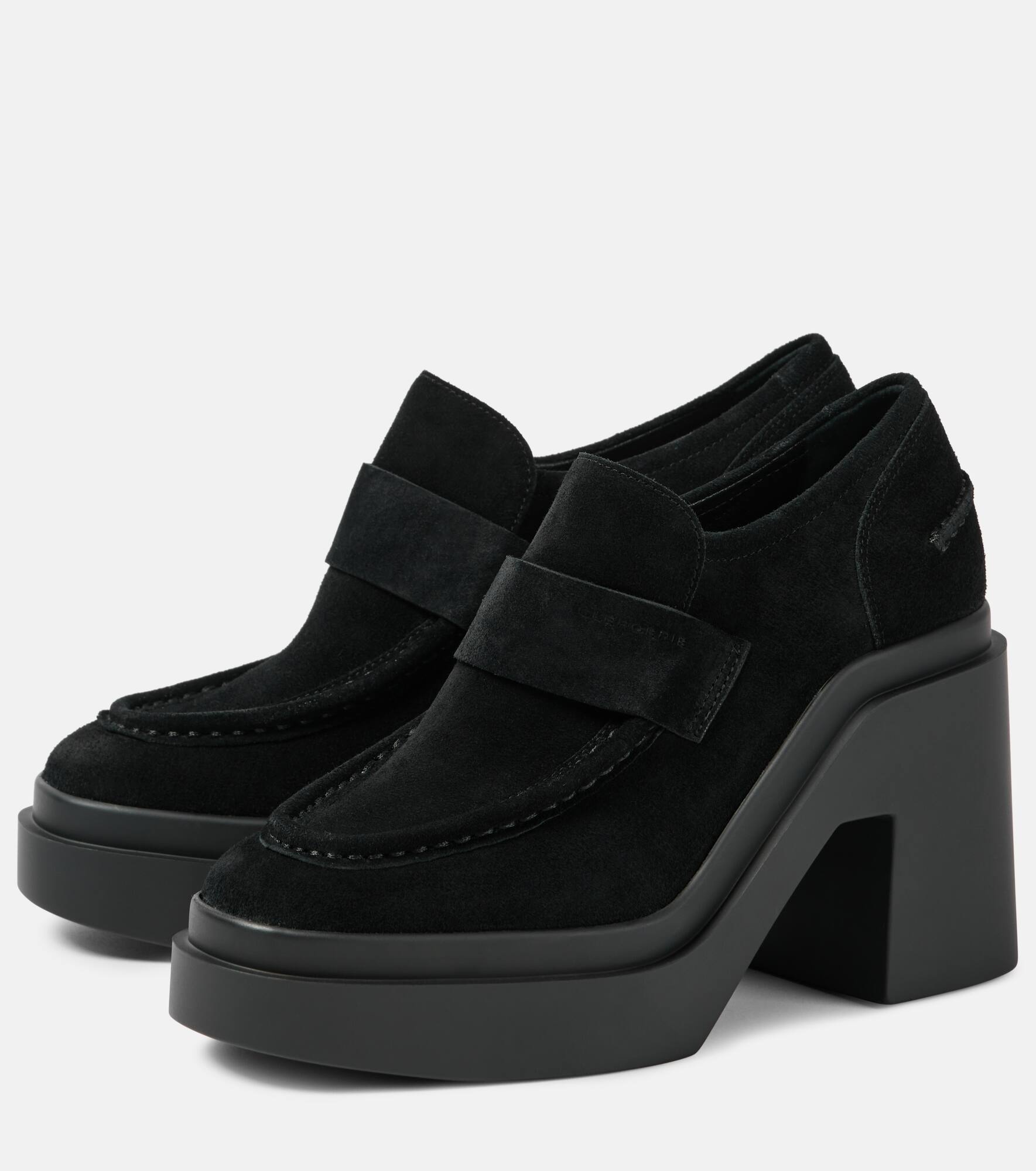 Netta suede loafer pumps - 4