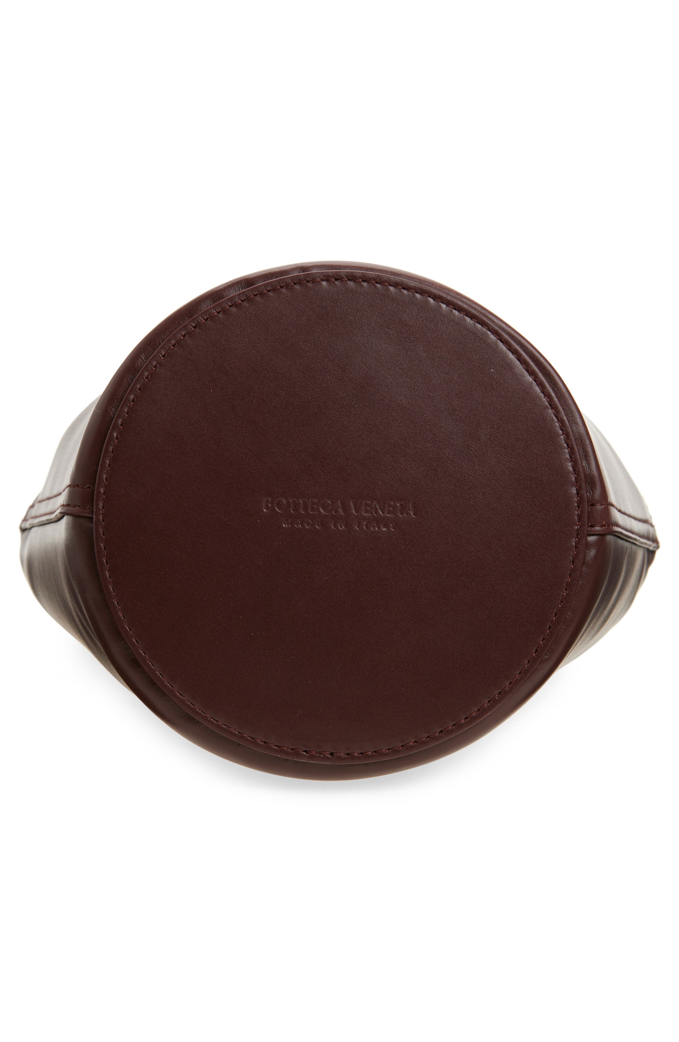 Bottega Veneta Mini Liberta Leather Bucket Bag in 2129 Madder Brown-M B at Nordstrom - 7