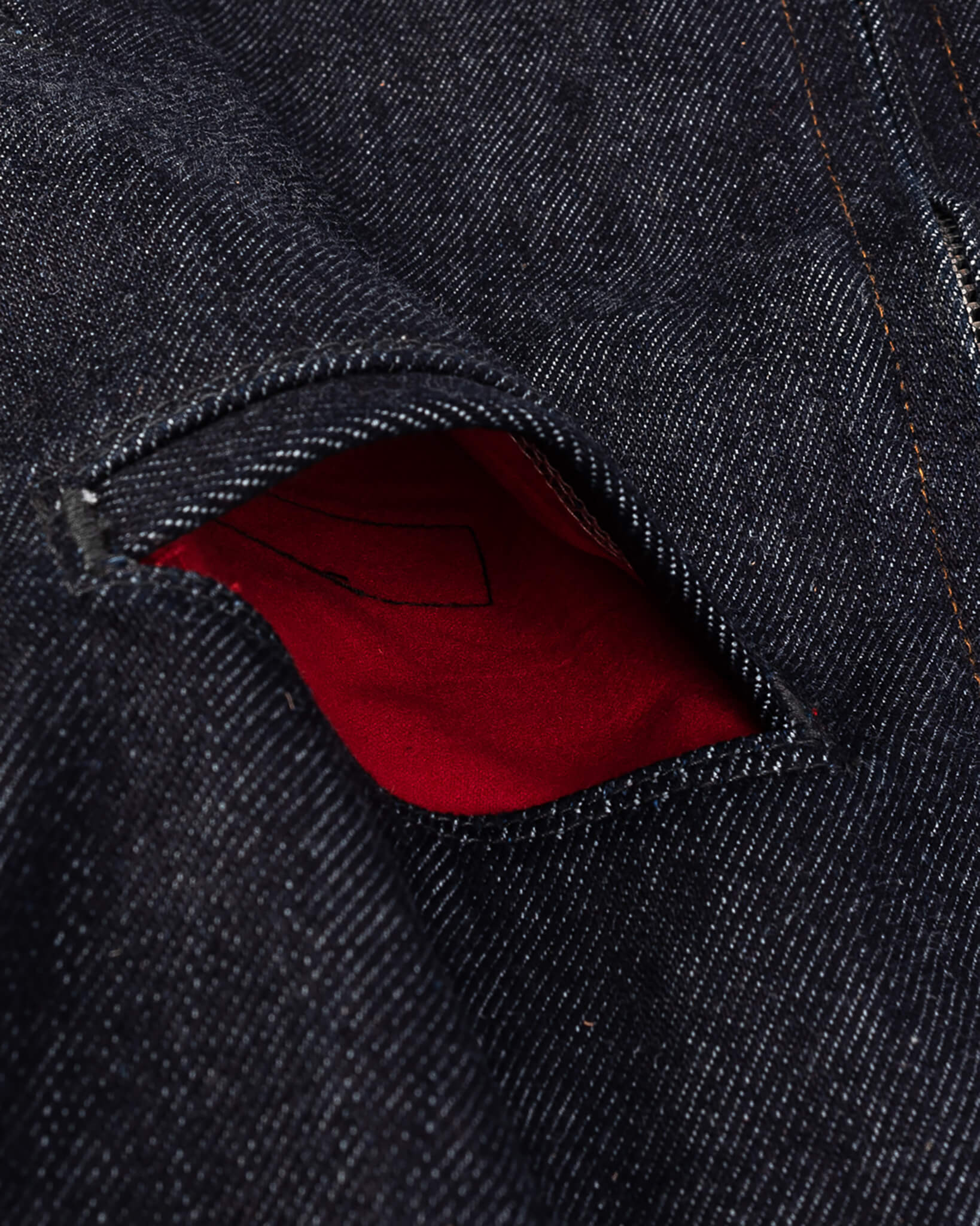 IH-527J 21oz Denim Rider's Jacket - Indigo - 12