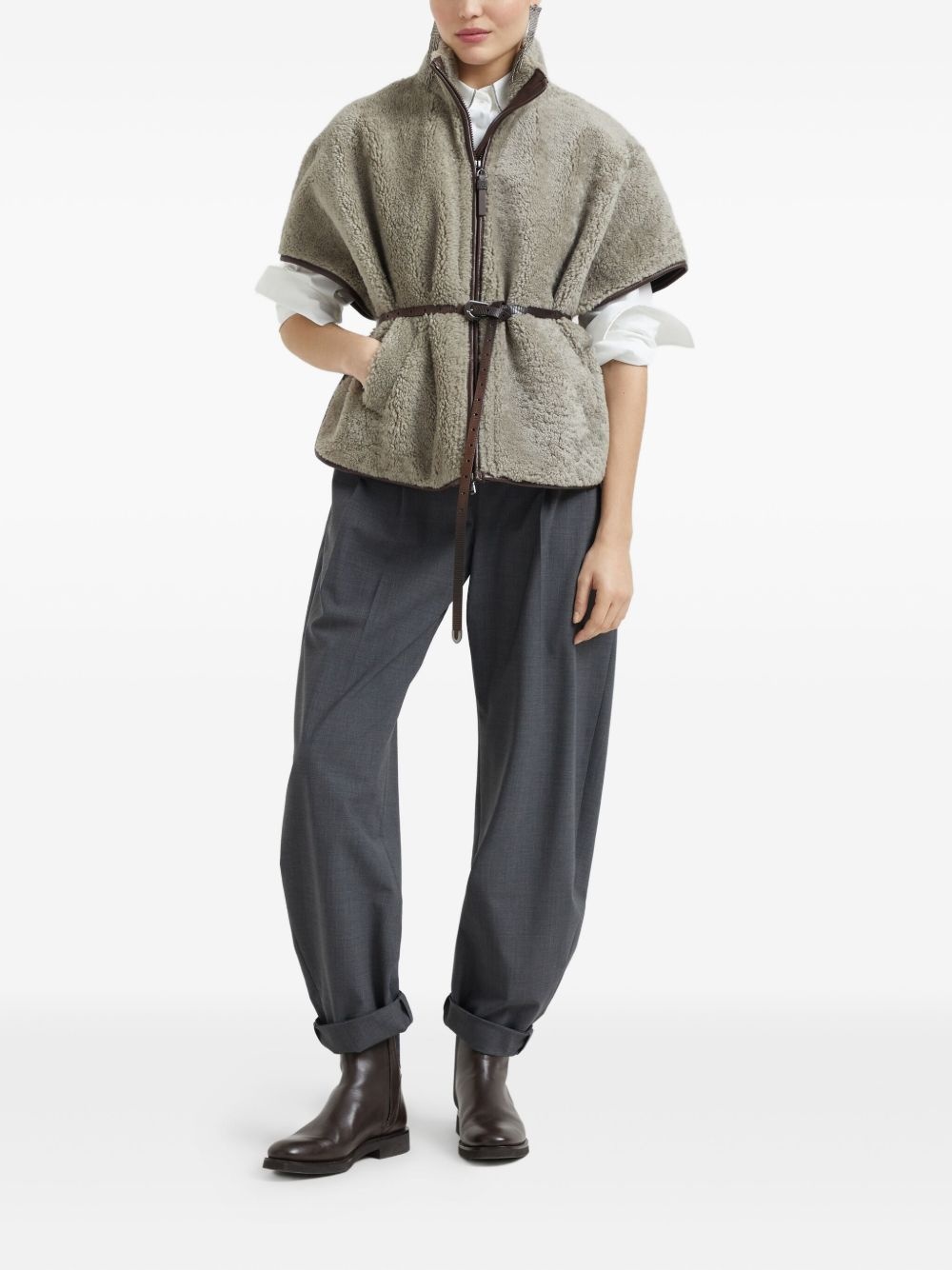 virgin-wool trousers - 2