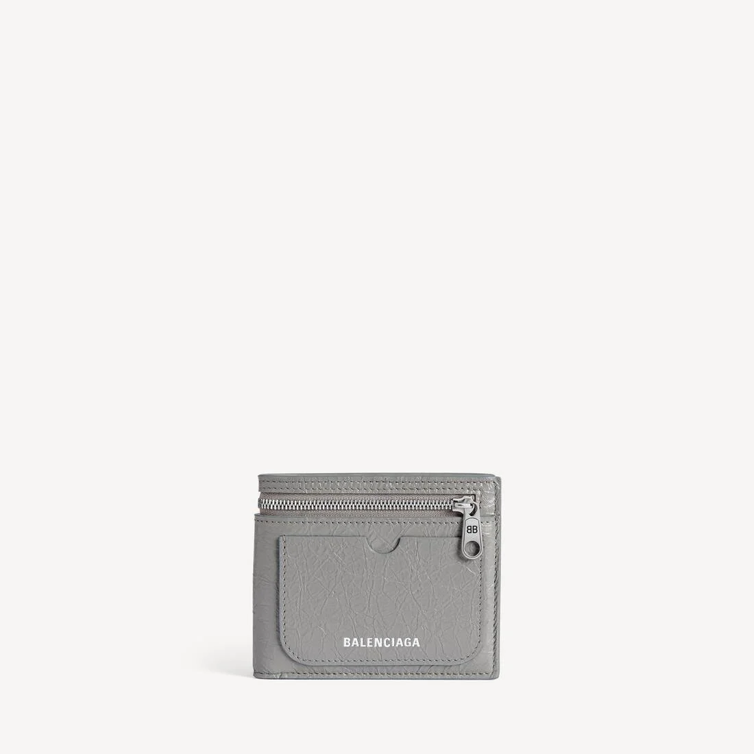 Men's Superbusy Square Folded Wallet in Balenciaga Grey - 1