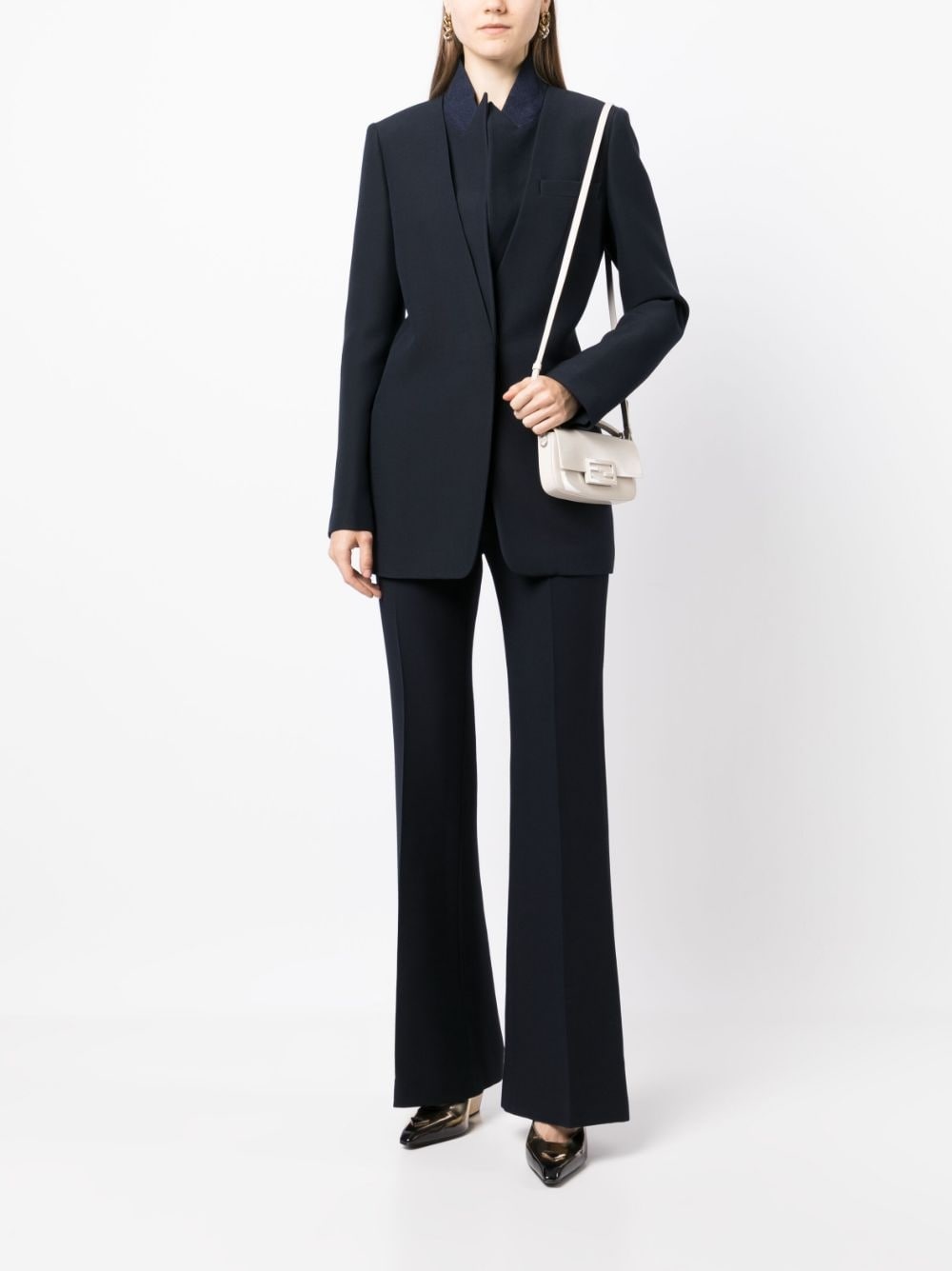 pressed-crease tailored trousers - 2