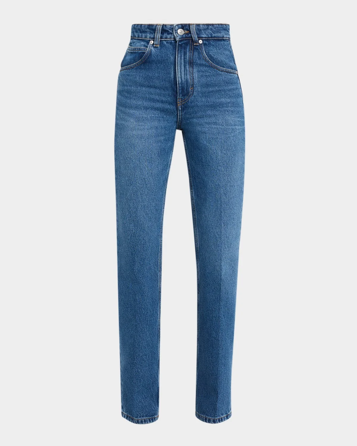 Julia High-Rise Straight-Leg Jeans - 1