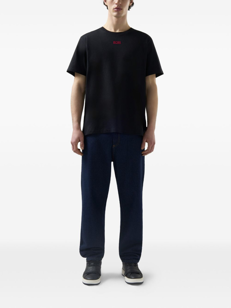 GCDS mini logo-detail cotton T-shirt outlook
