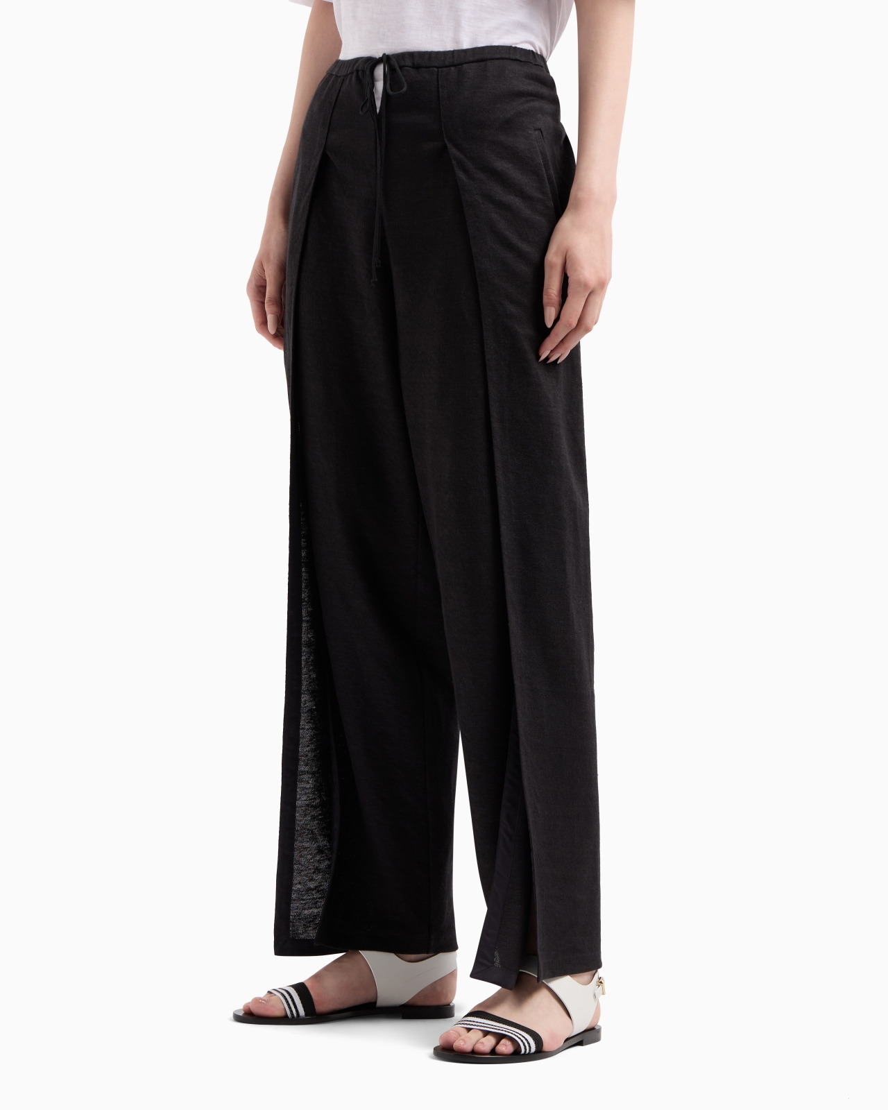 HEMP JERSEY RELAXED-FIT TROUSERS - 4