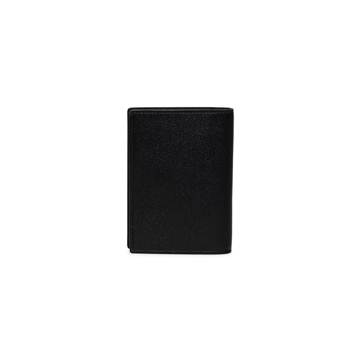 Black saffiano leather passport case - 2