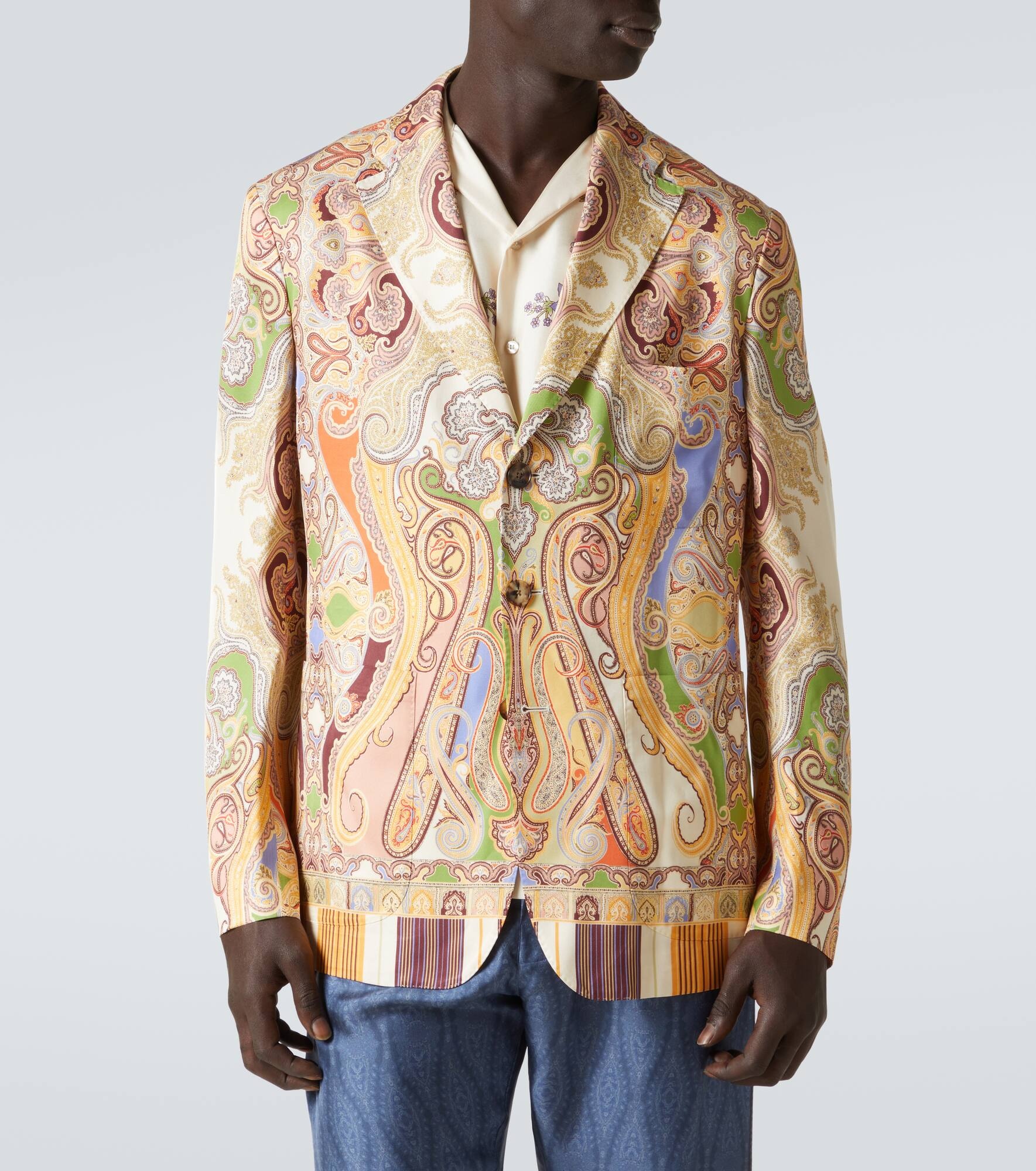 Printed blazer - 3