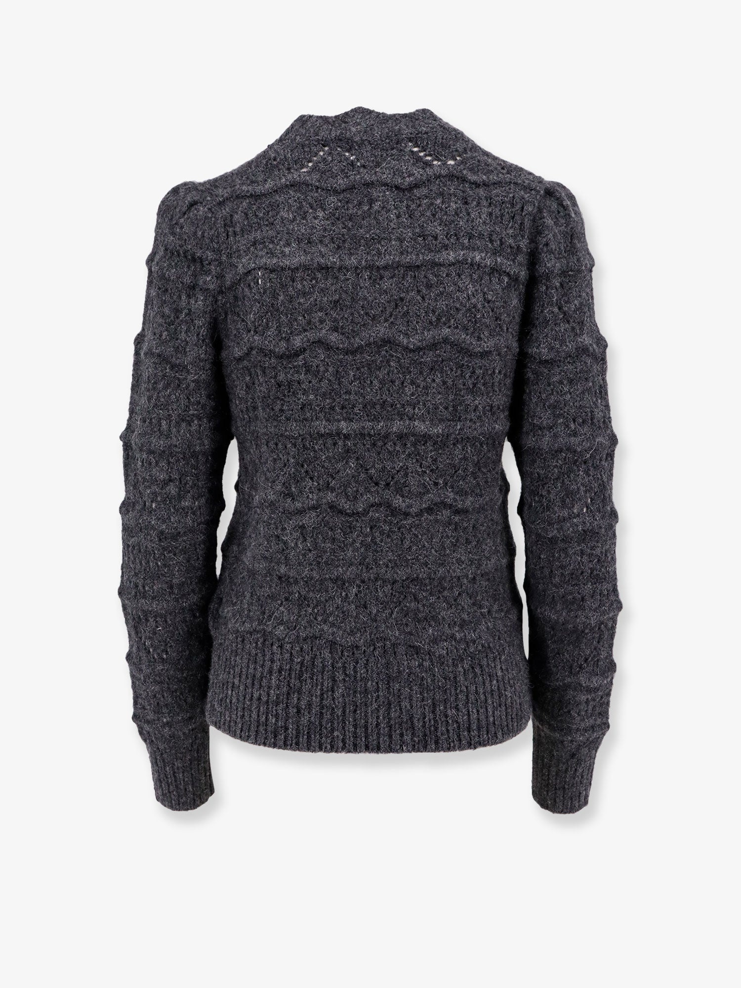 Marant Etoile Alpaca Blebd Sweater With Embroideries - 2