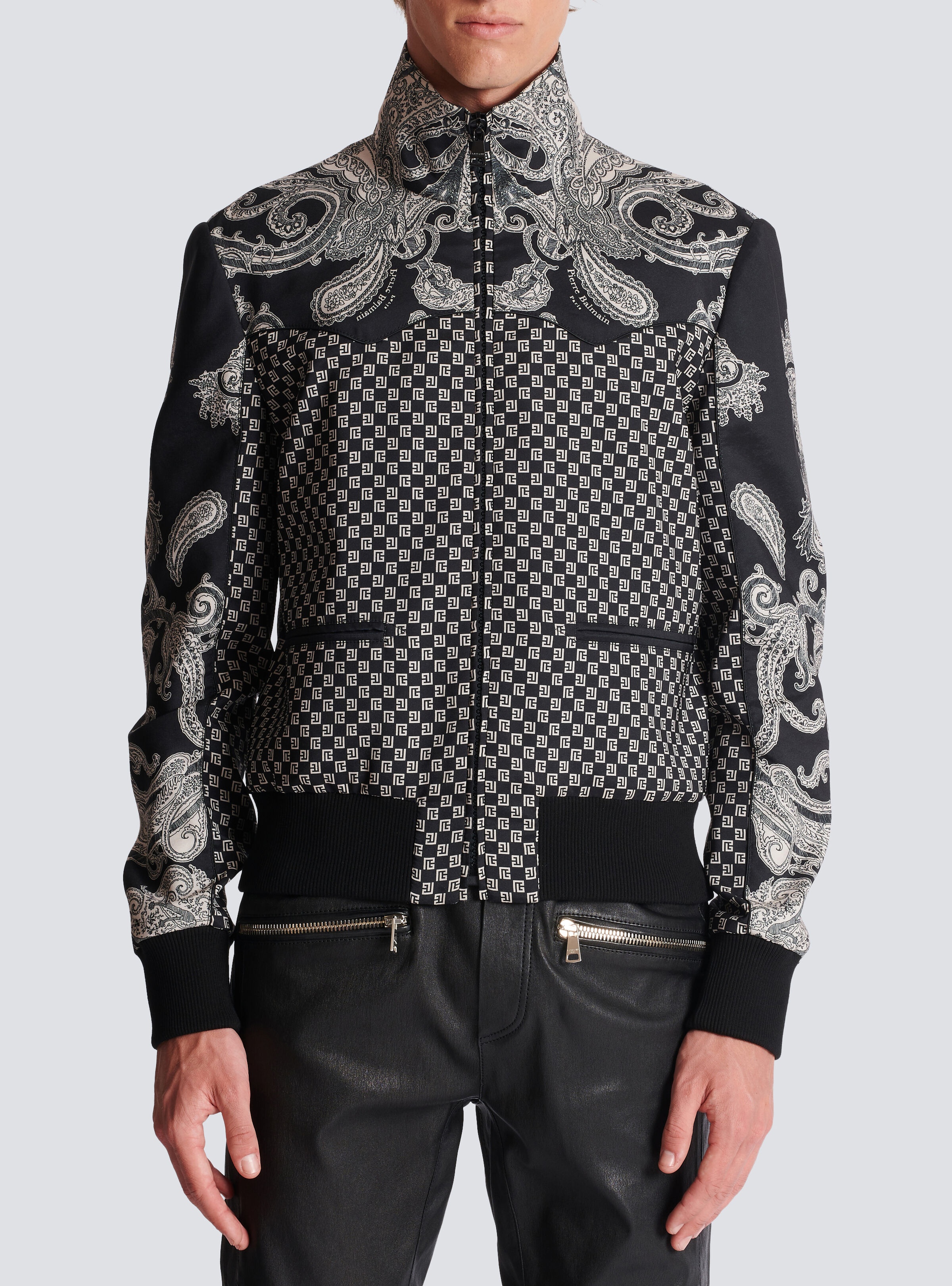 Mini monogram and paisley bomber jacket - 5