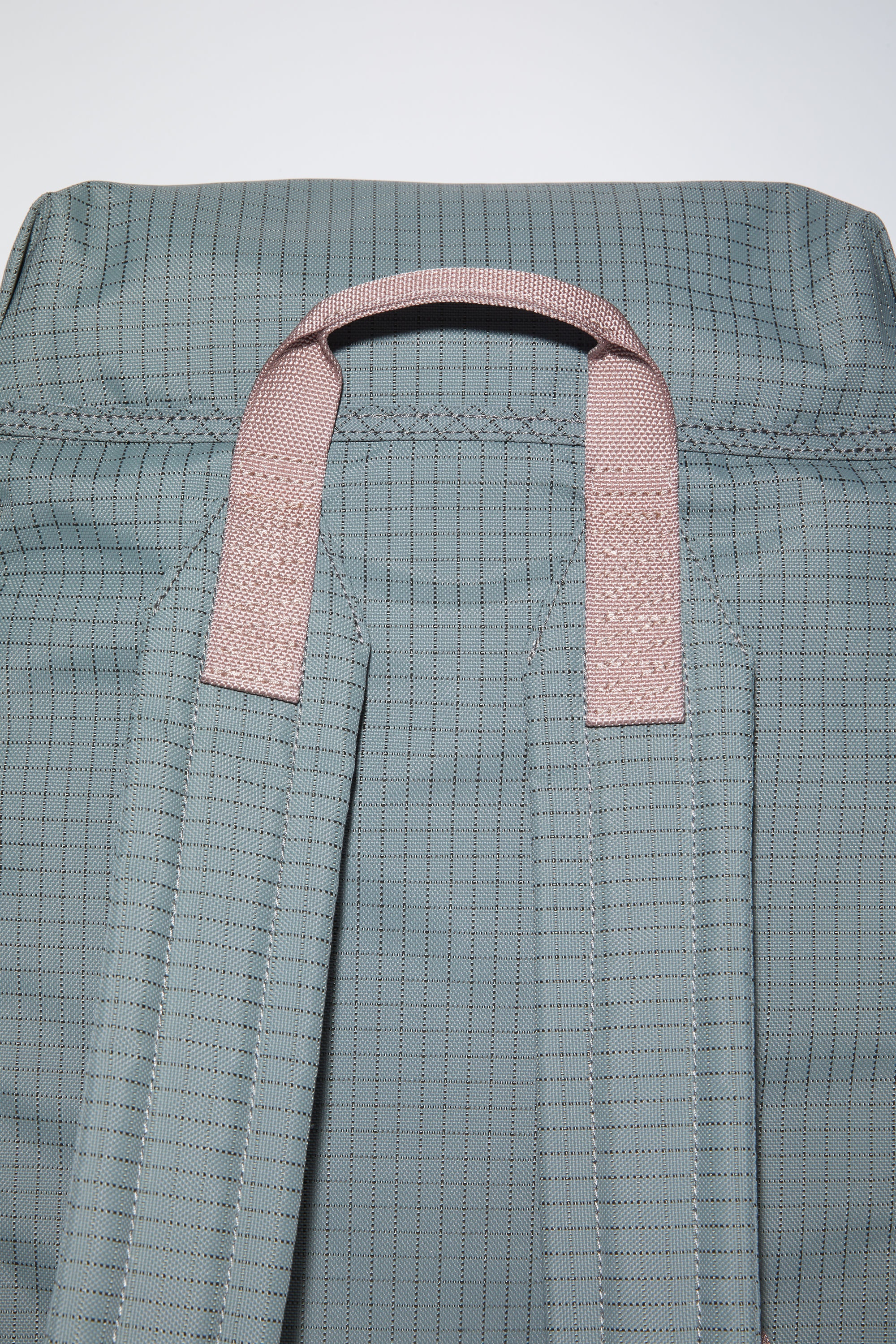 Ripstop nylon backpack - Dark grey/old pink - 6