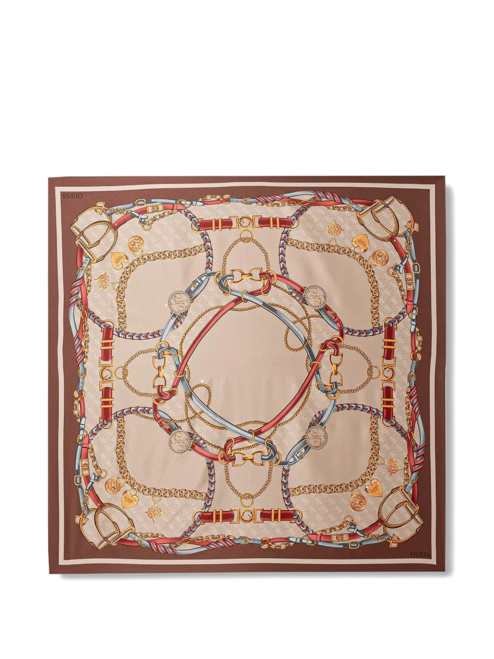 Kefiah 4G chain-print scarf - 1