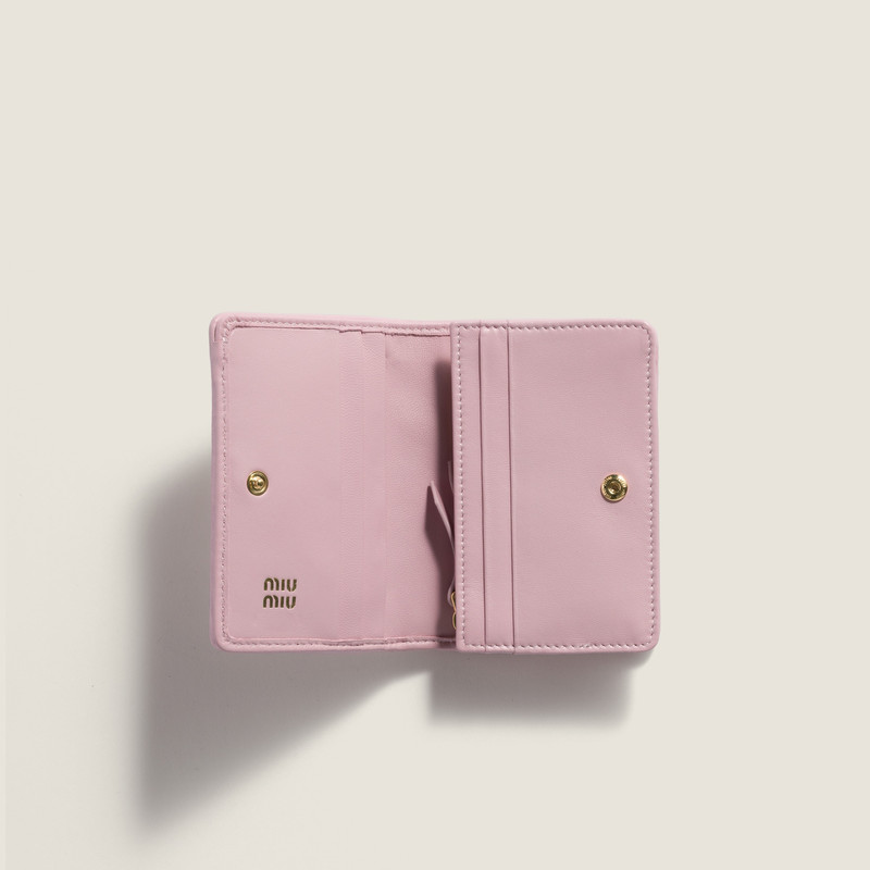 Miu Miu Small matelassé nappa leather wallet outlook