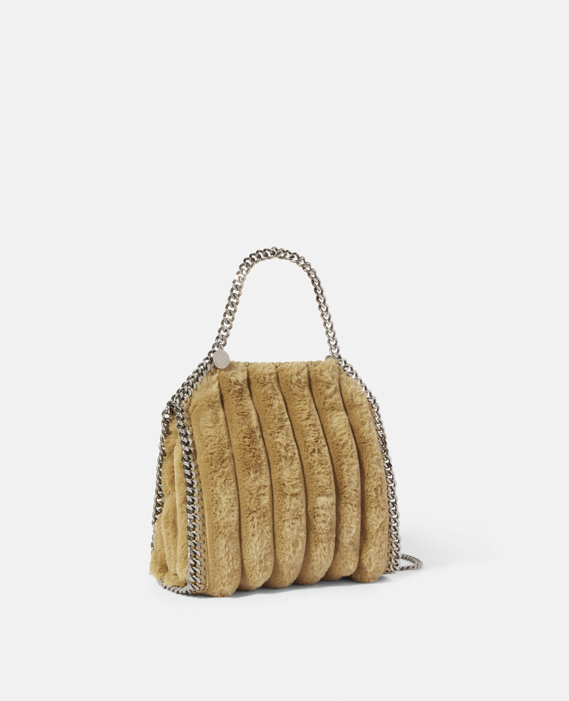Stella McCartney Falabella Tiny Striped FFF Tote outlook