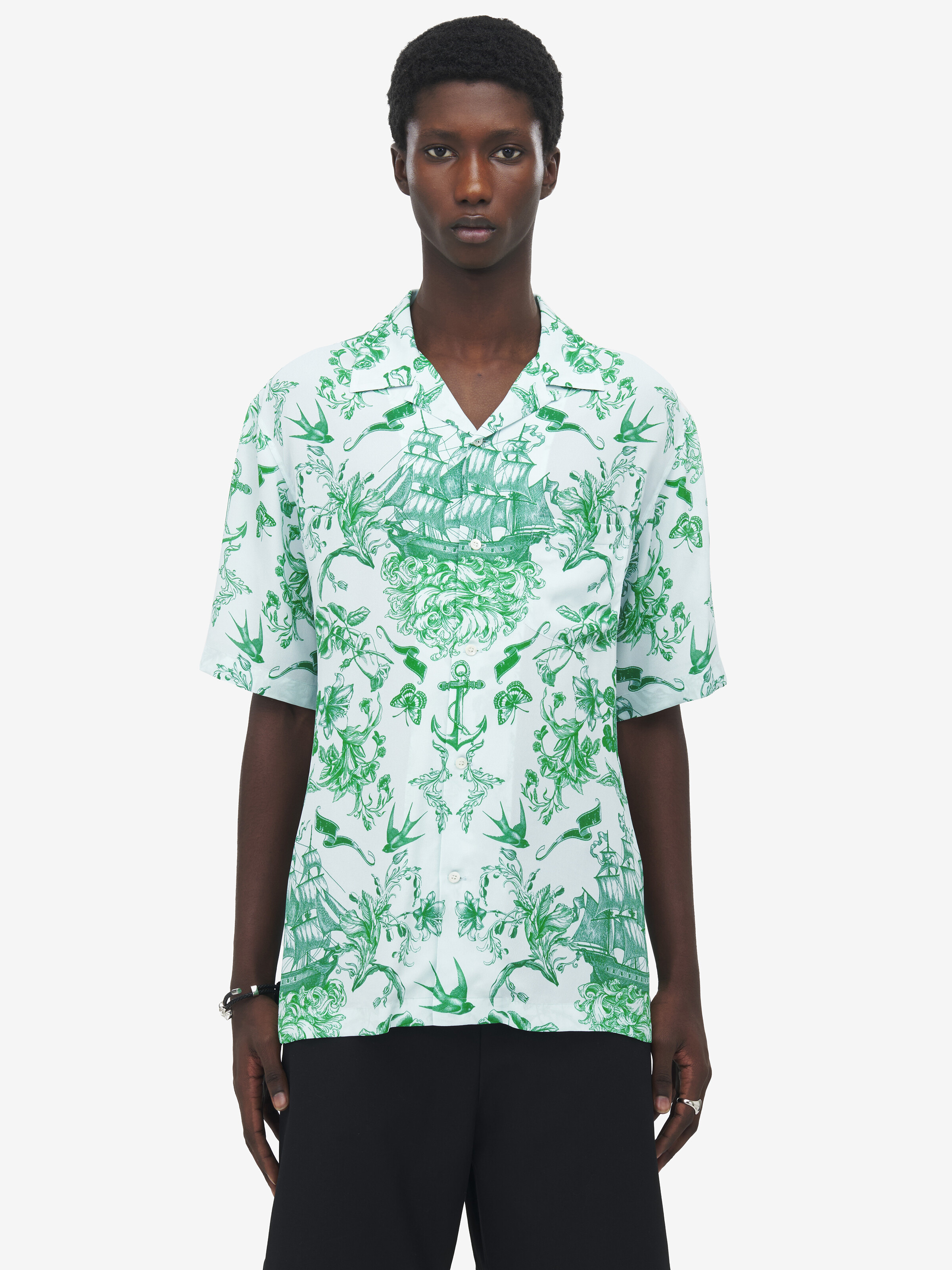 Sailor Tattoo Hawaiian Shirt - 2