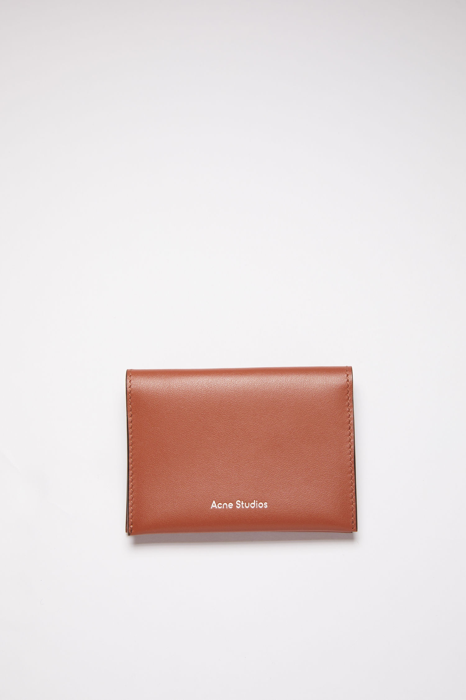 Bifold card holder - Almond brown - 1