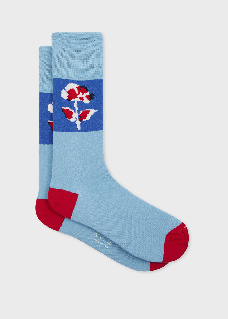 Blue 'Bohemia' Socks 1