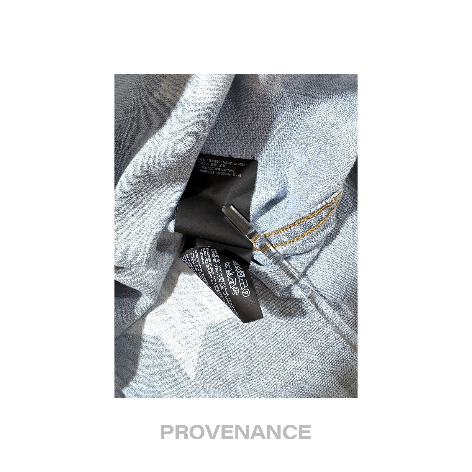 Saint Laurent Paris SLP Western Denim Shirt - Stars S - 13