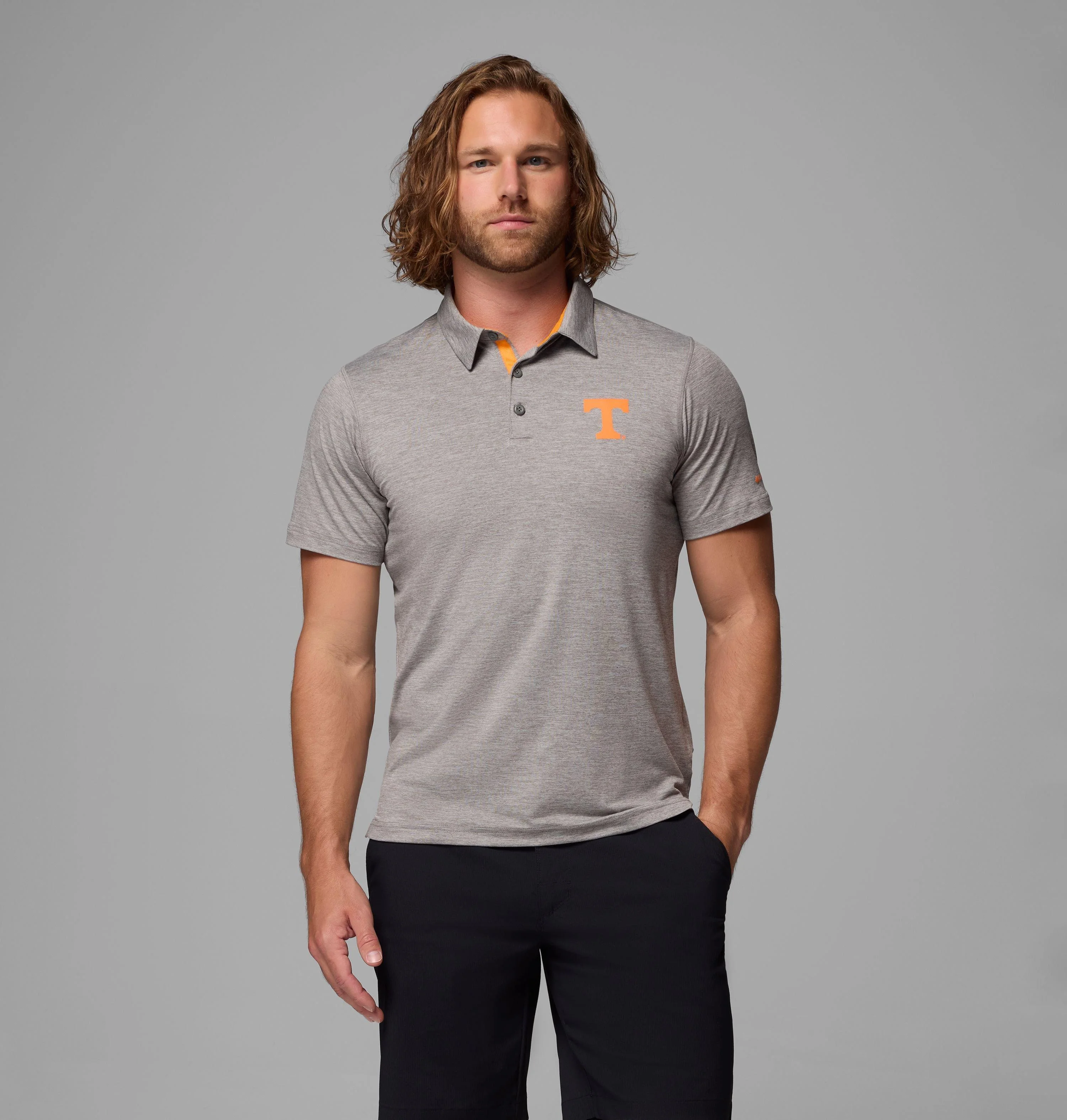 Men's Collegiate Tech Trail Polo - Tennessee - 1
