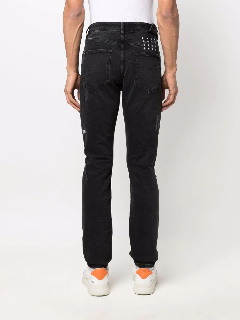 mid-rise slim-fit jeans - 4