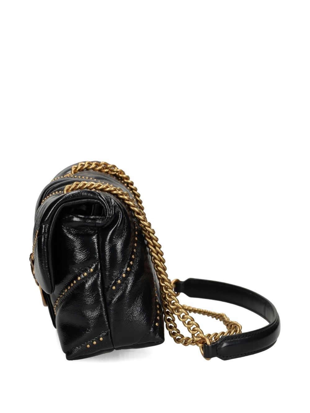 studded leather shoulder bag - 5