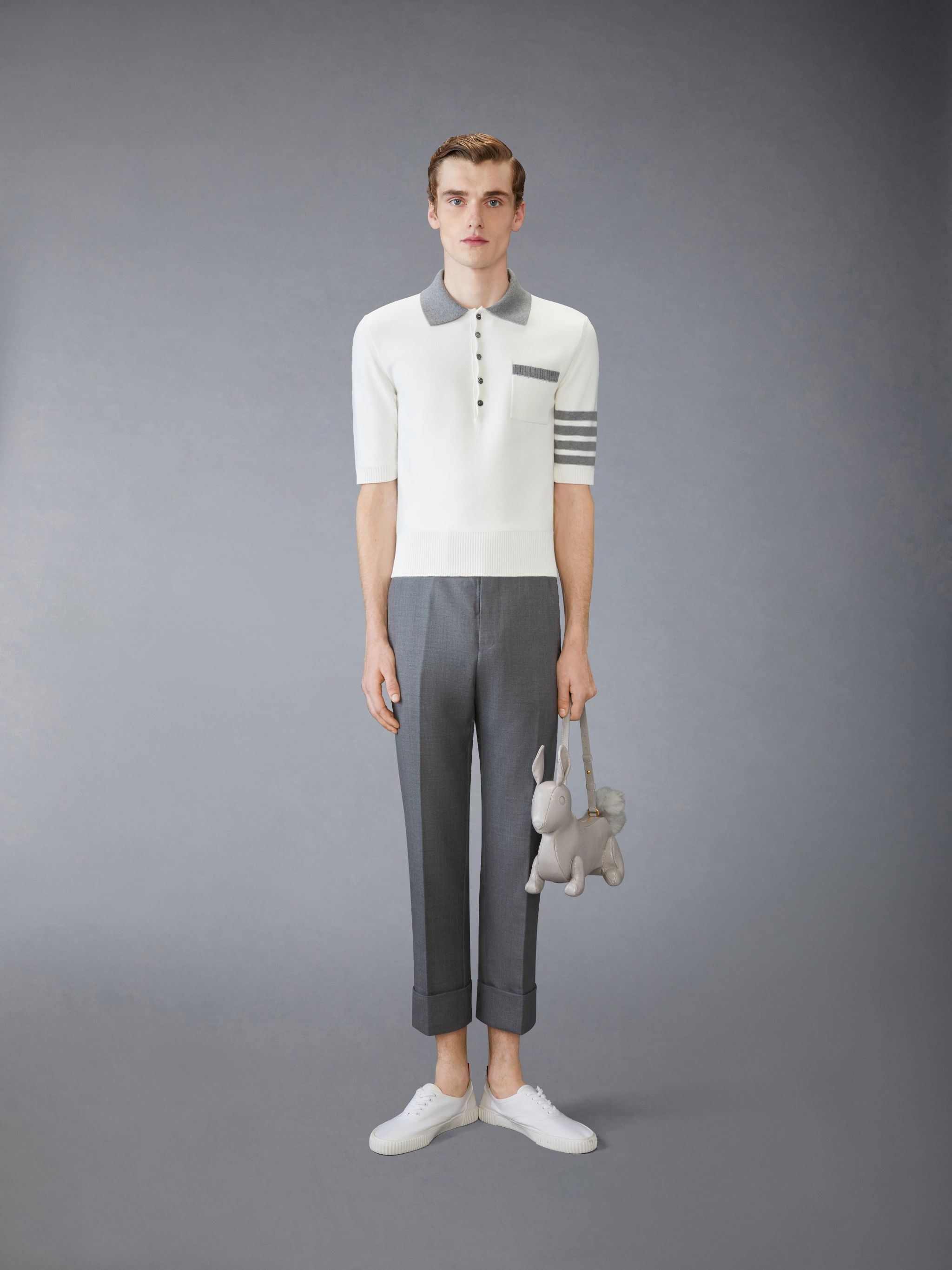 Cotton 4-Bar Relaxed Fit Hector Polo - 3