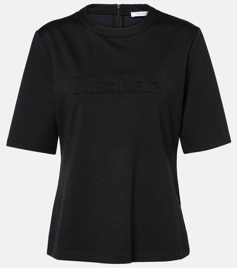 Peter embroidered wool T-shirt - 1