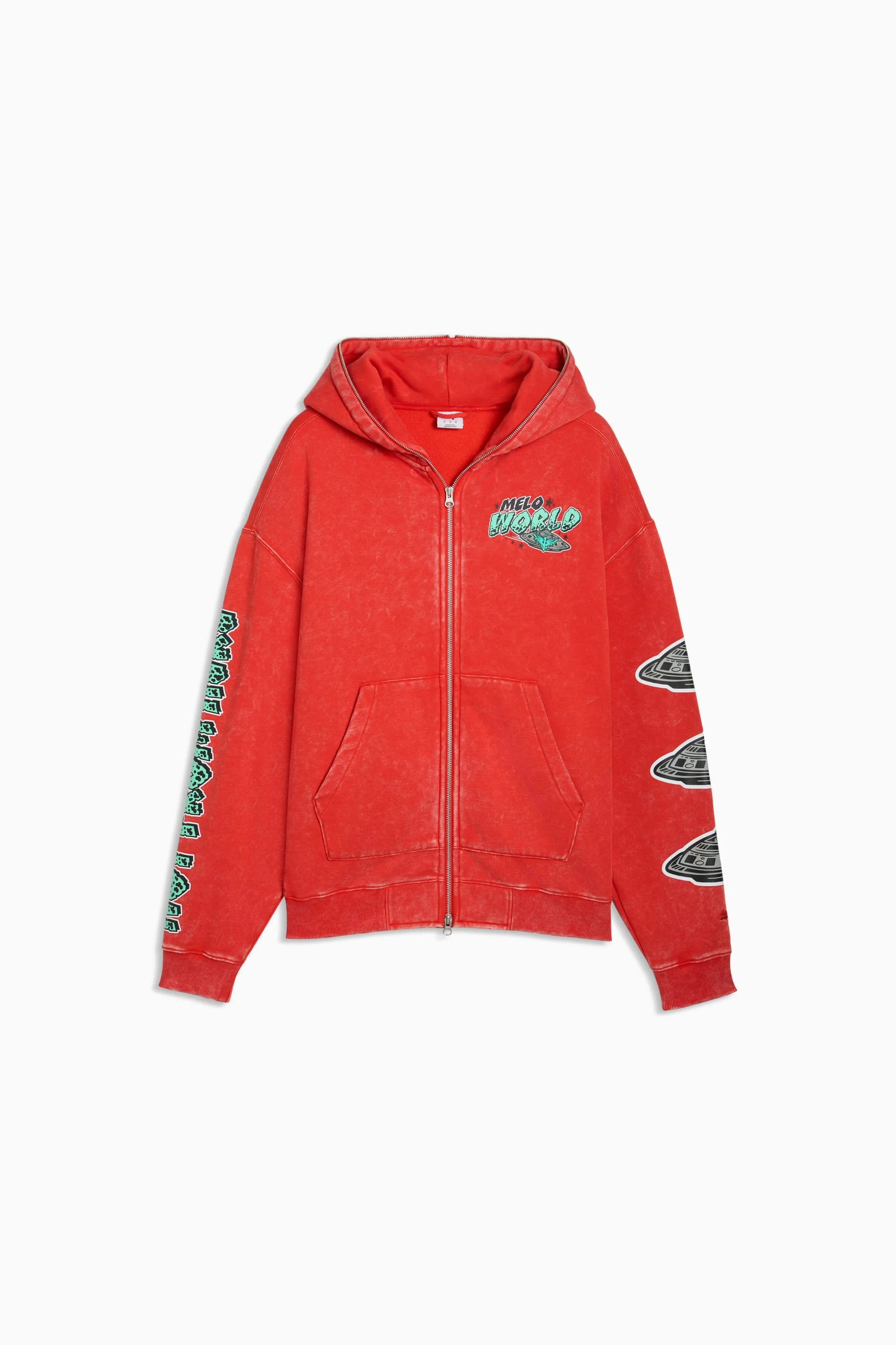 Melo World Zip Up Hoodie Men - 1
