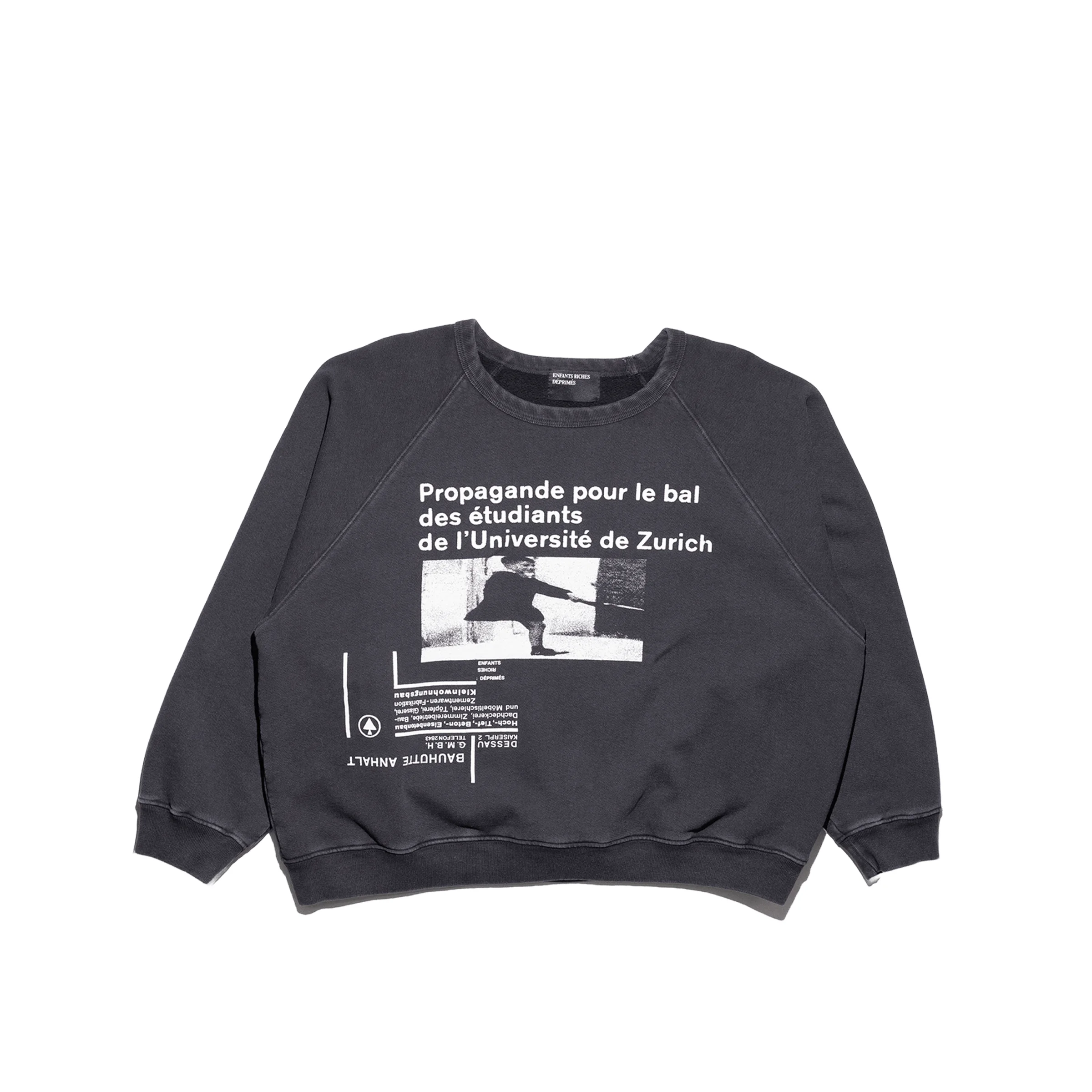 L'UNIVERSITÉ DE ZURICH RAGLAN CREWNECK - 1