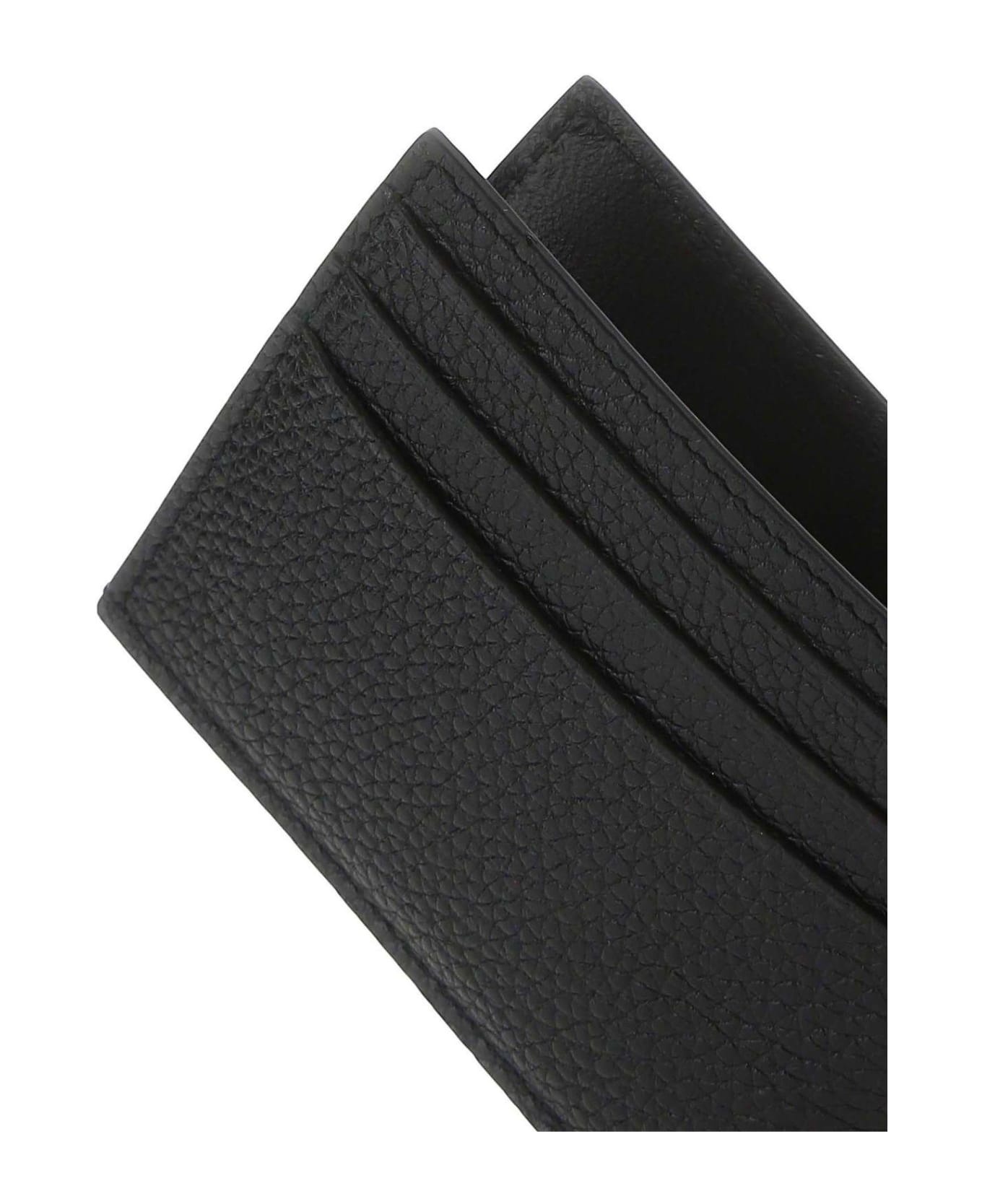 Black Leather Card Holder - 4