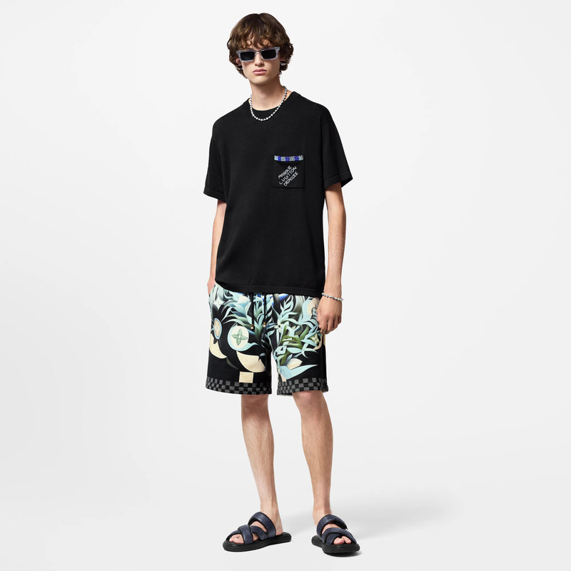 Louis Vuitton Embellished Short-Sleeved Cotton Crewneck outlook